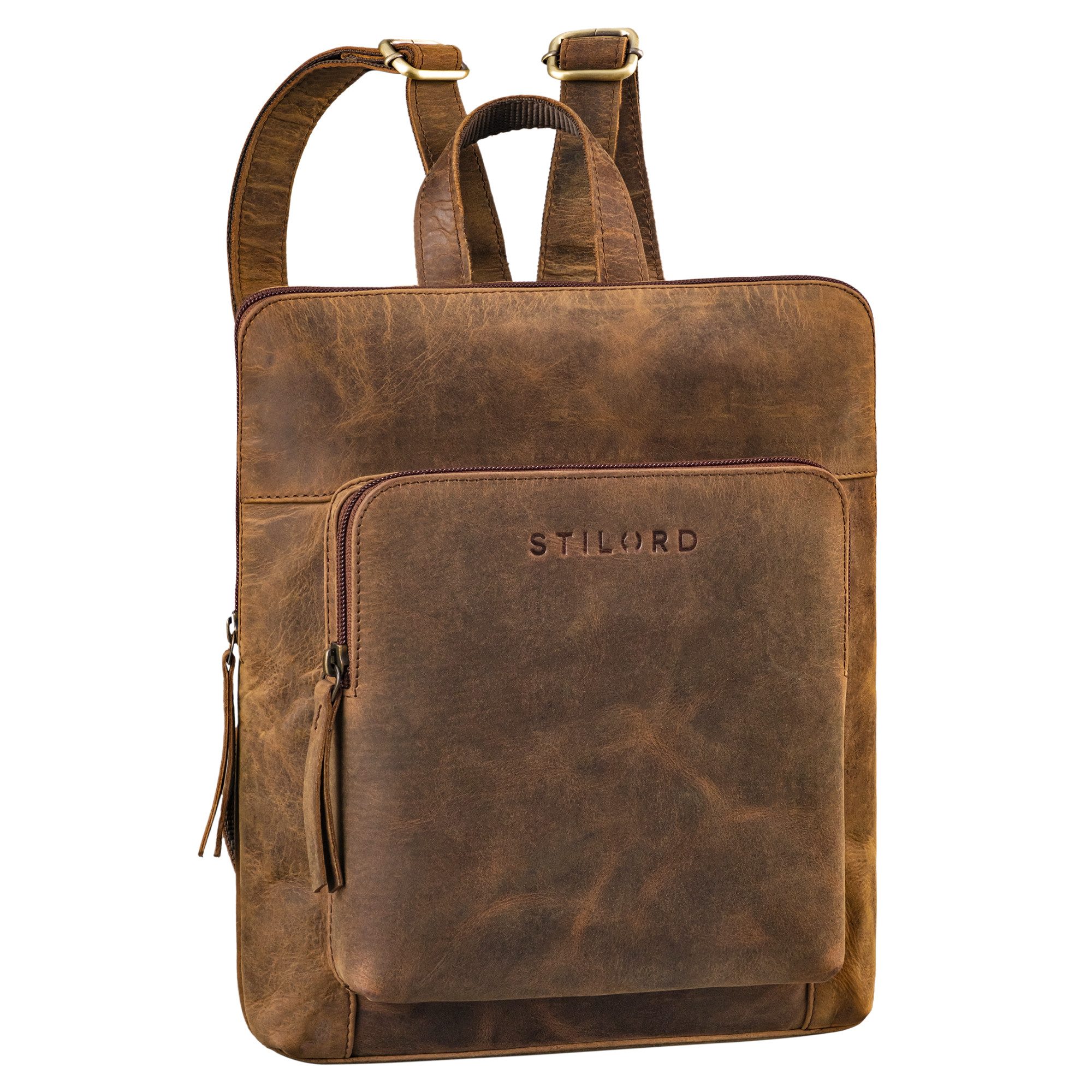 Cityrucksack "Ari" Kleiner City Rucksack Damen Leder