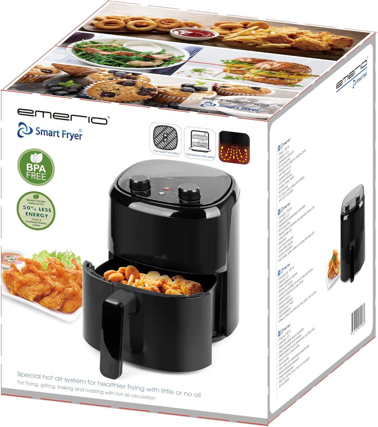 Emerio Heißluftfritteuse, 1000 W