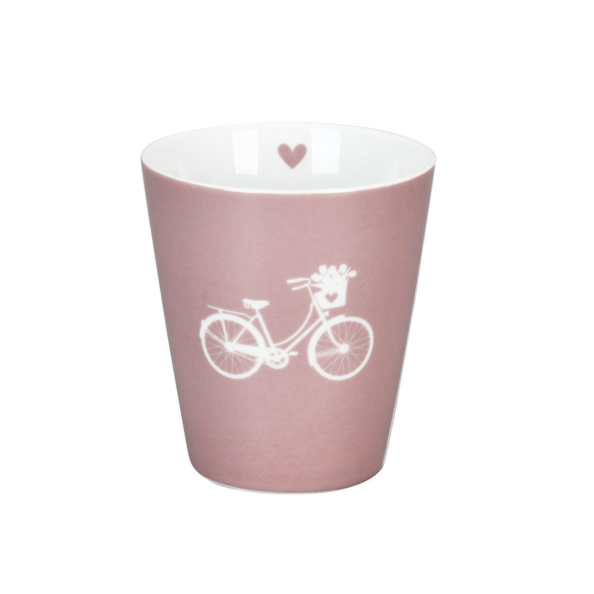 Krasilnikoff Becher Happy Mug Bike, Porzellan