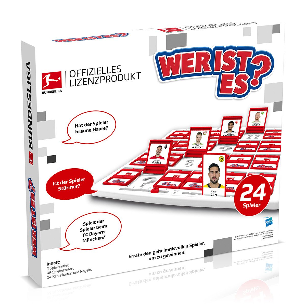 Winning Moves Spiel Wer ist es? - Bundesliga Edition, Brettspiel