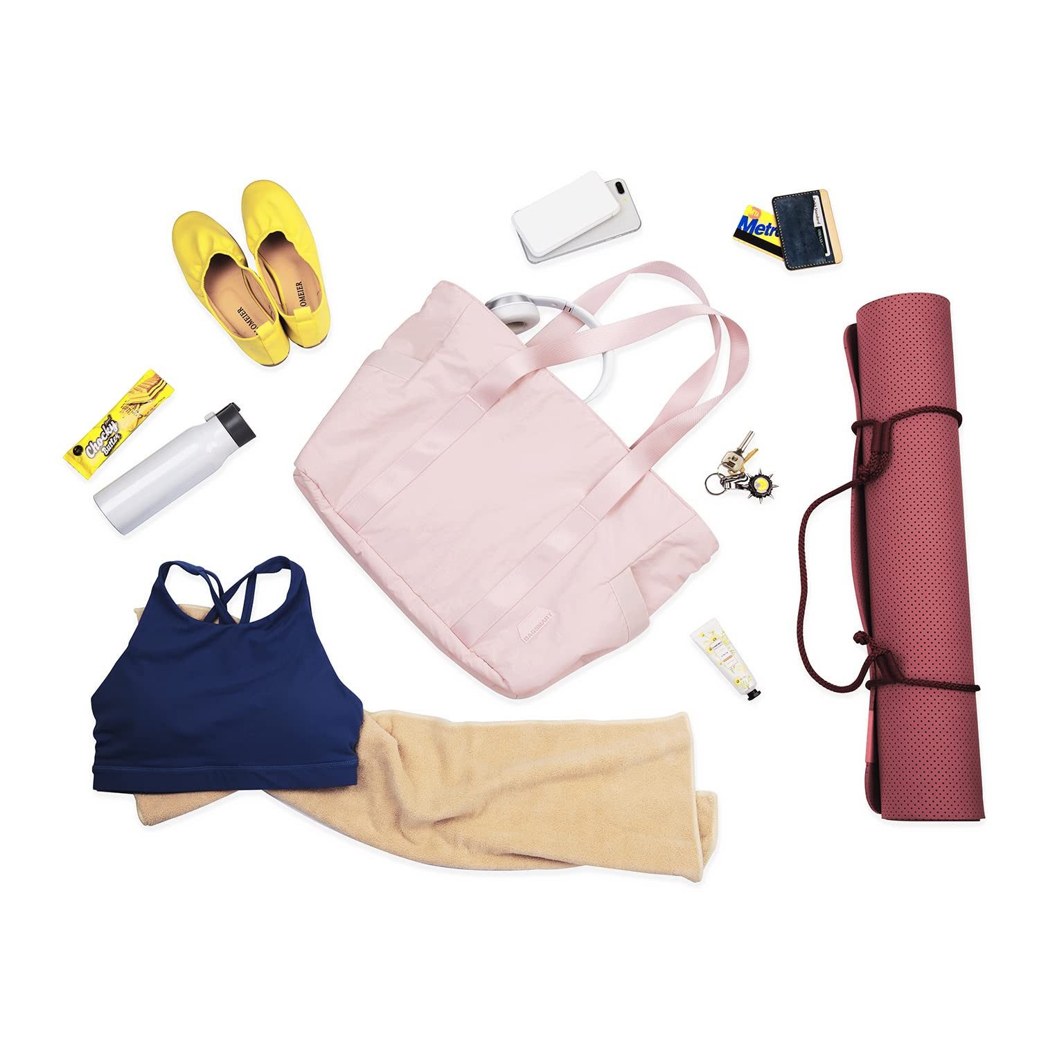 Coonoor Reisetasche Reißverschluss-Handtasche, Schultertasche, Reisetasche, Sporttasche, Damen Freizeitbag, geeignet für Arbeit, Schule und Einkaufen – Bild 5 von 5