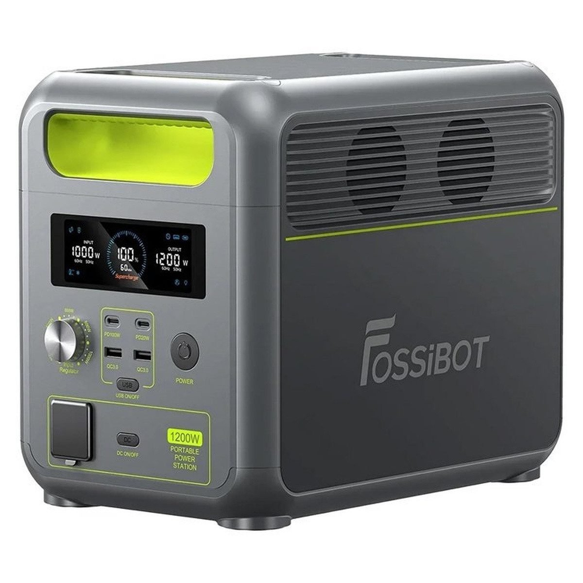 Fossibot FOSSIBOT FBP1200 1200-W-Ladestation (grün) Powerstation