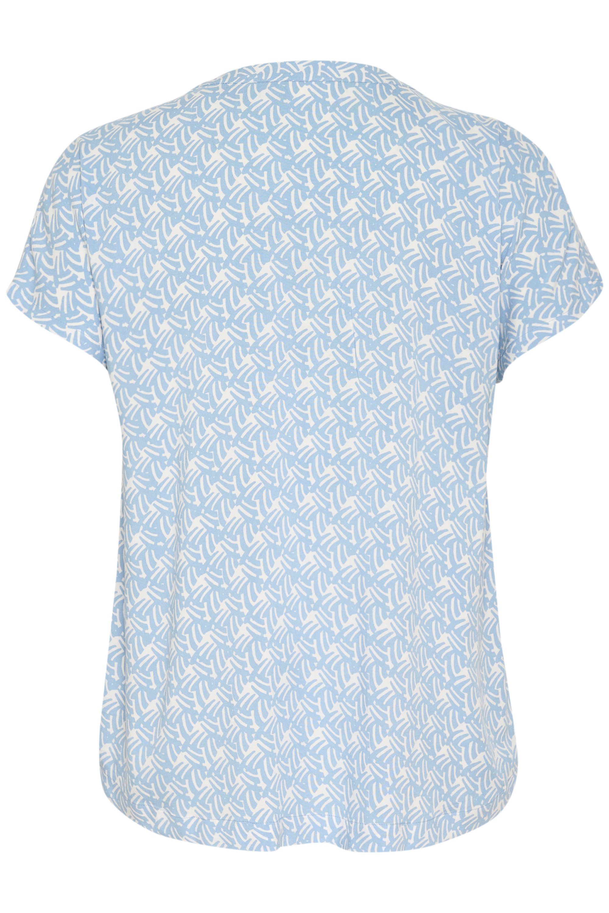 KAFFE Curve Kurzarmbluse Kurzarm-Bluse KCanny Große günstig online kaufen