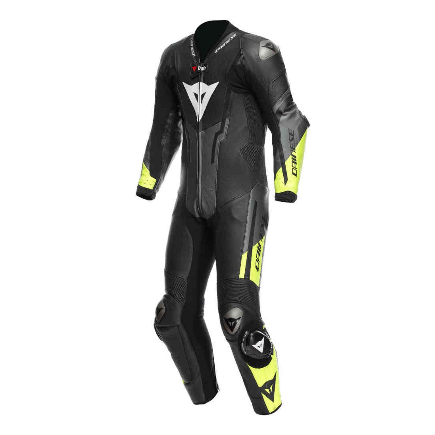 Dainese Motorradkombi Misano 3 D-Air Airbag perforierte 1-Teiler Motorrad Lederkombi Airbag integriert,Perforiert