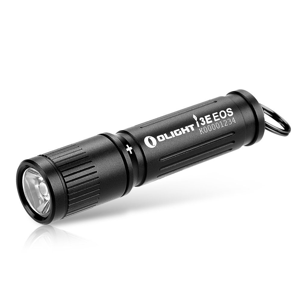 OLIGHT Taschenlampe OLIGHT I3E EOS Mini LED Taschenlampe Schlüsselanhänger 90 Lumen schwarz