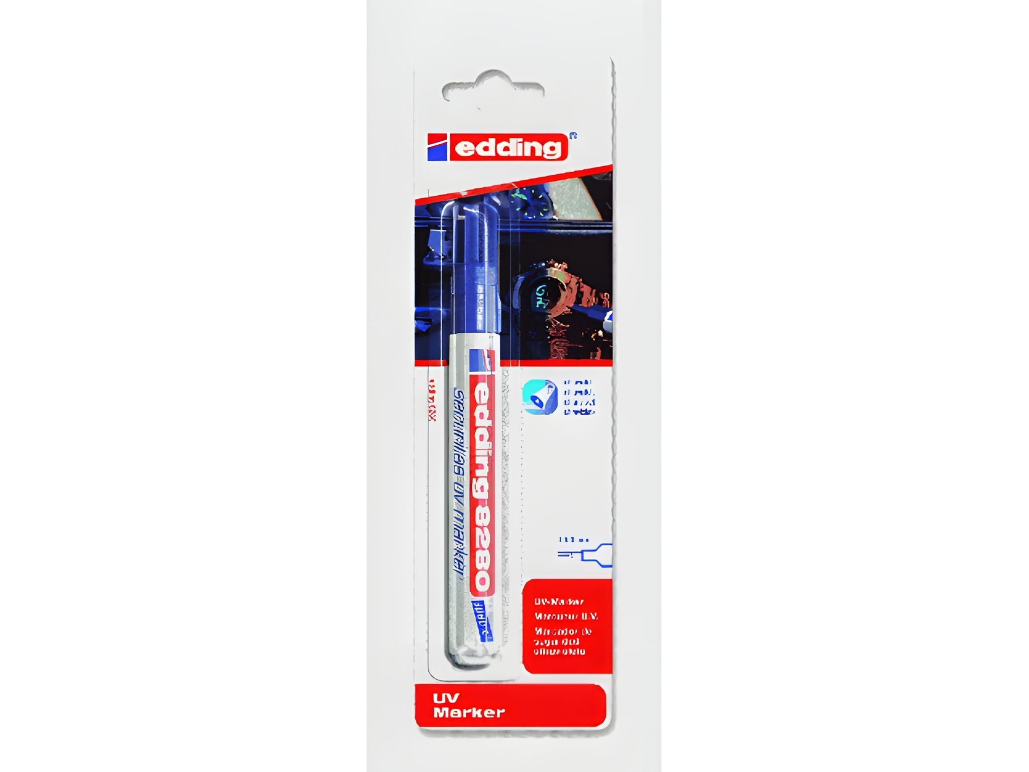 edding Marker Edding Securitas UV-Marker 8280 1er-Blister transparent