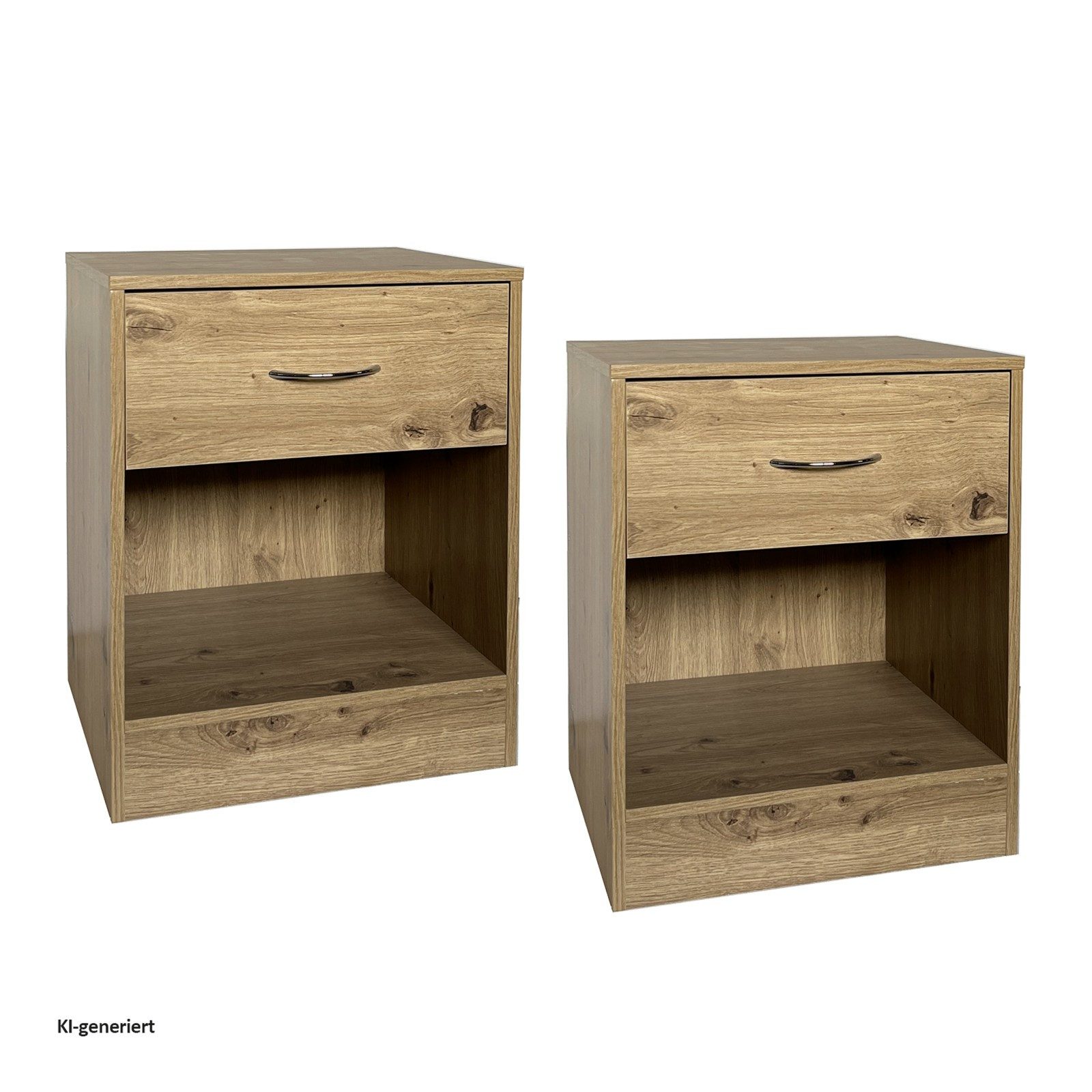 HTI-Living Nachtkommode Nachtschrank 2er-Set Thekla 4050 (Set, 2 Nachtkommoden), Nachttisch Nachtkommode