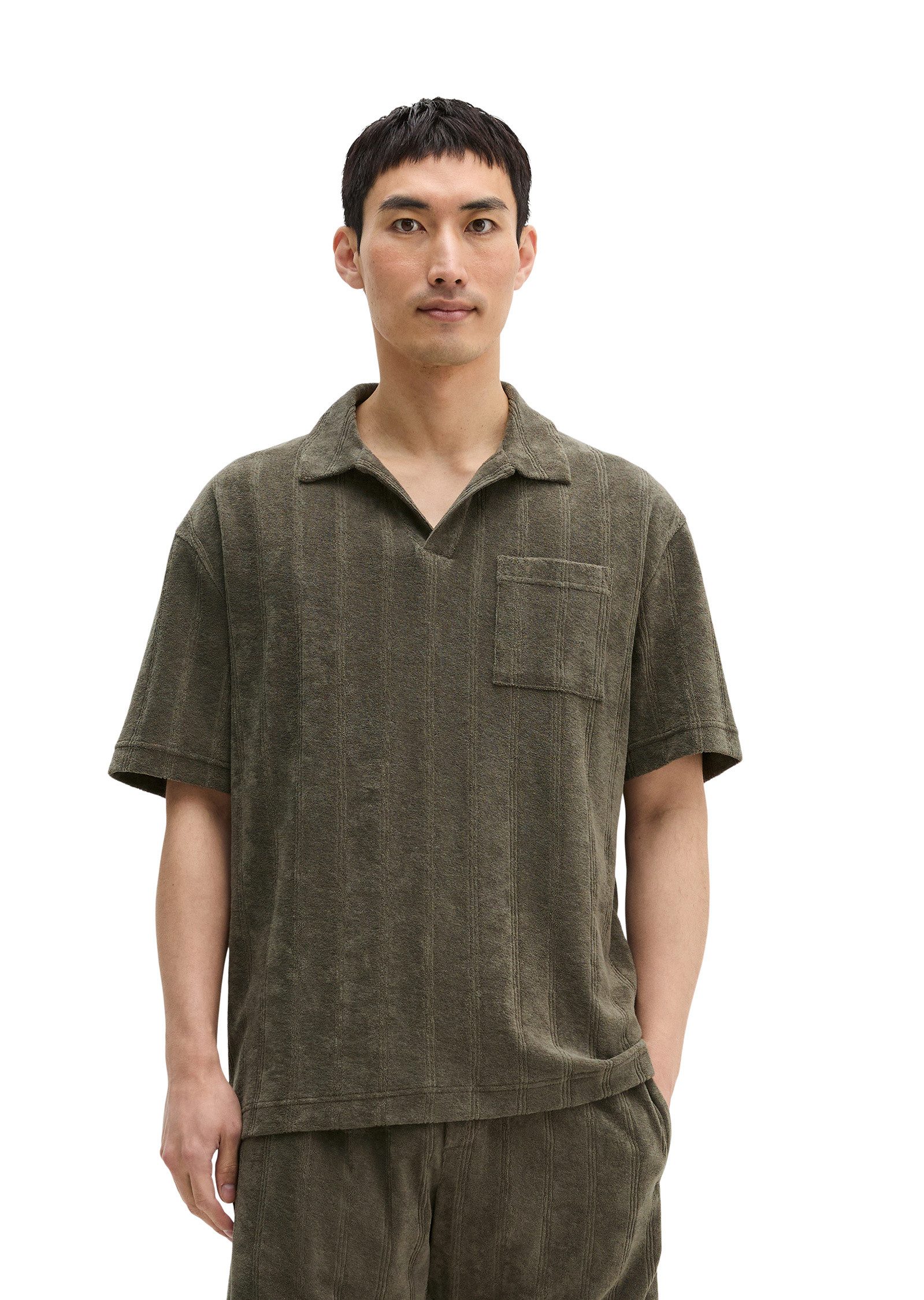 Marc O'Polo Poloshirt aus Bio-Baumwoll-Frottee