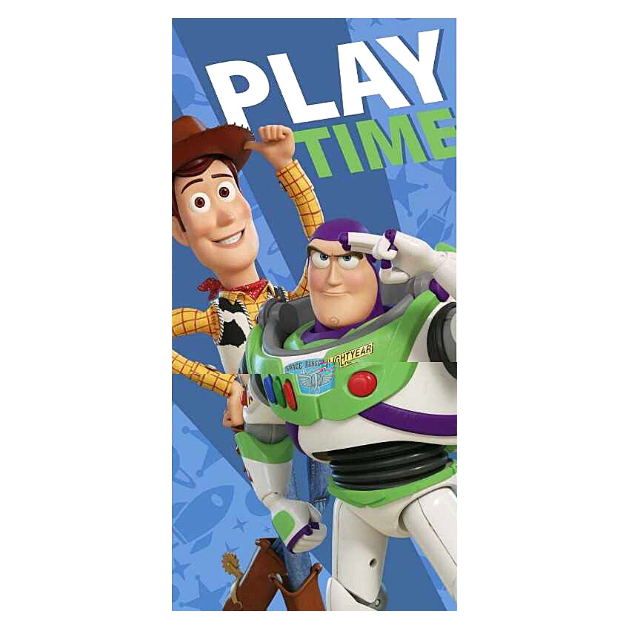 Strandtuch & cm Kinder Woody Mikrofaser, Toy 140 TIME, Buzz 70 Pixar x Story PLAY Disney Badetuch
