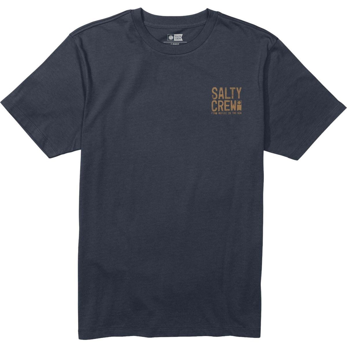 Salty Crew Kurzarmshirt Tried AND True SS Tee Leichtgewichtiges Herren-T-Shirt aus Wolle mit entspannter Passform