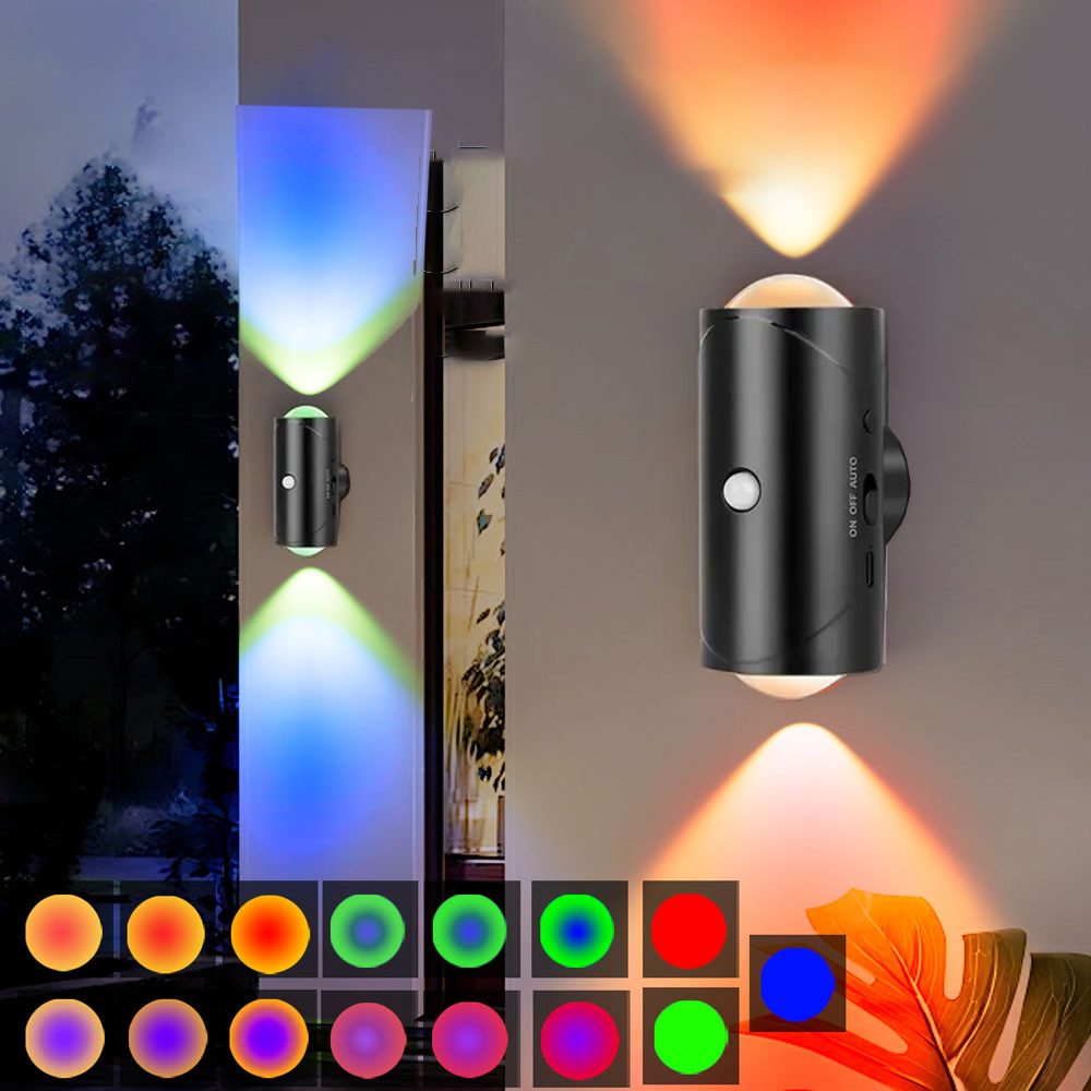 PRIISF Wandstrahler Wandleuchte Akku LED Wandlampe günstig online kaufen