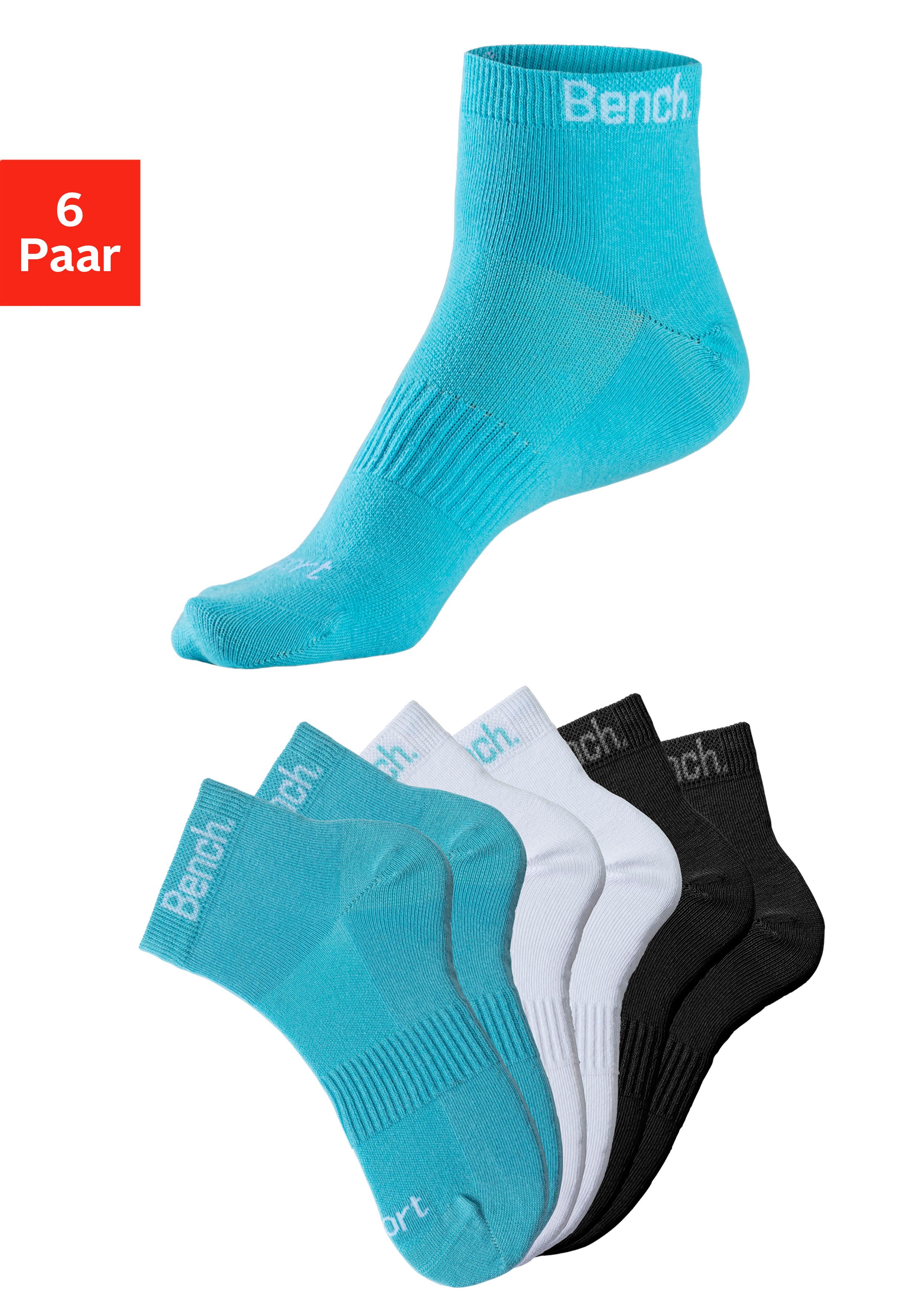 Bench. Sportsocken (Packung, 6-Paar) mit antibakterieller Feuchtigkeitsregu günstig online kaufen