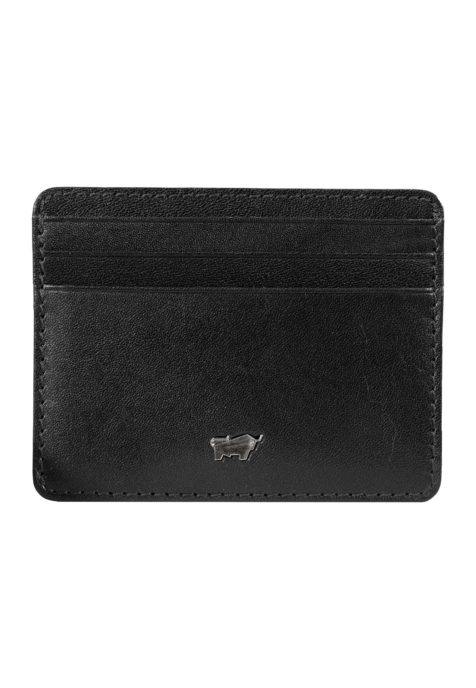 Braun Büffel Kartenetui COUNTRY RFID Kartenetui 6CS, im handlichen Format schwarz