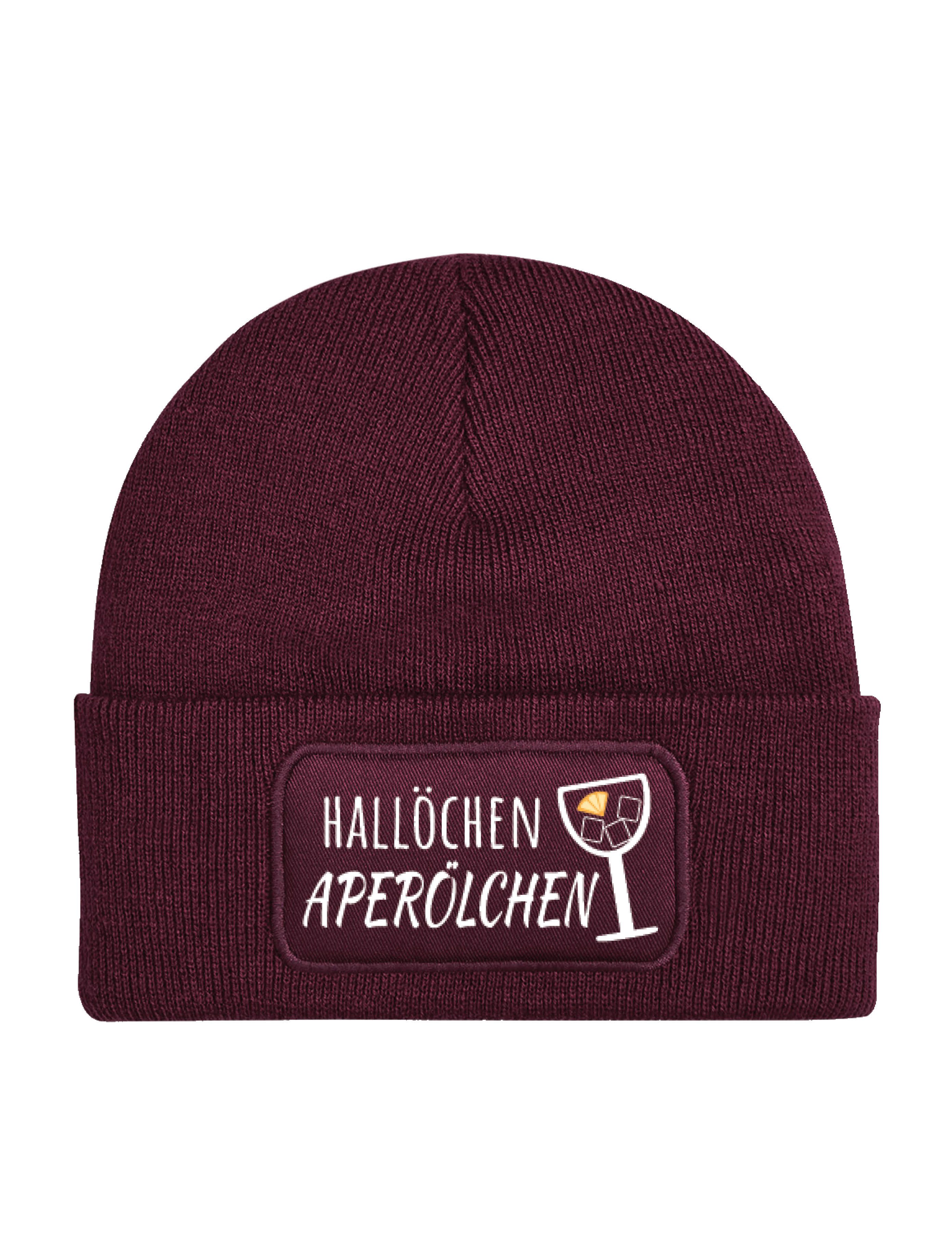 Beanie Unisex "Hallöchen Aperölchen" Beanie Mütze für Damen & Herren Geschenk