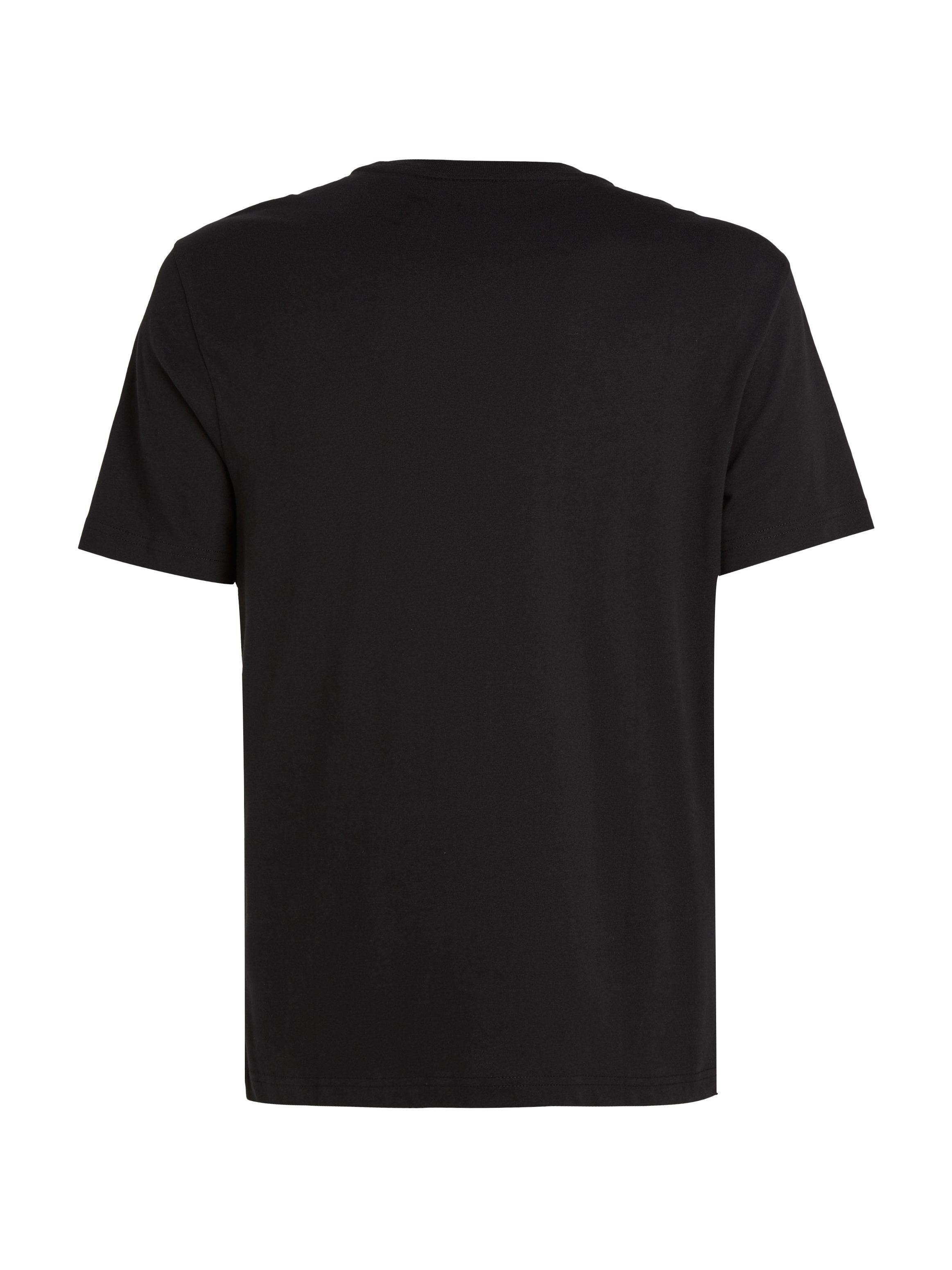 Calvin Klein BOX LOGO T-Shirt Black OVERLAY Ck T-SHIRT