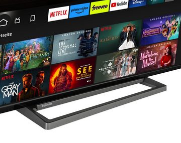 Toshiba 65UF3D63DA LCD-LED Fernseher (164 cm/65 Zoll, 4K Ultra HD, Fire TV, HDR Dolby Vision, Triple-Tuner, Alexa Sprachsteuerung, Sound by Onkyo)