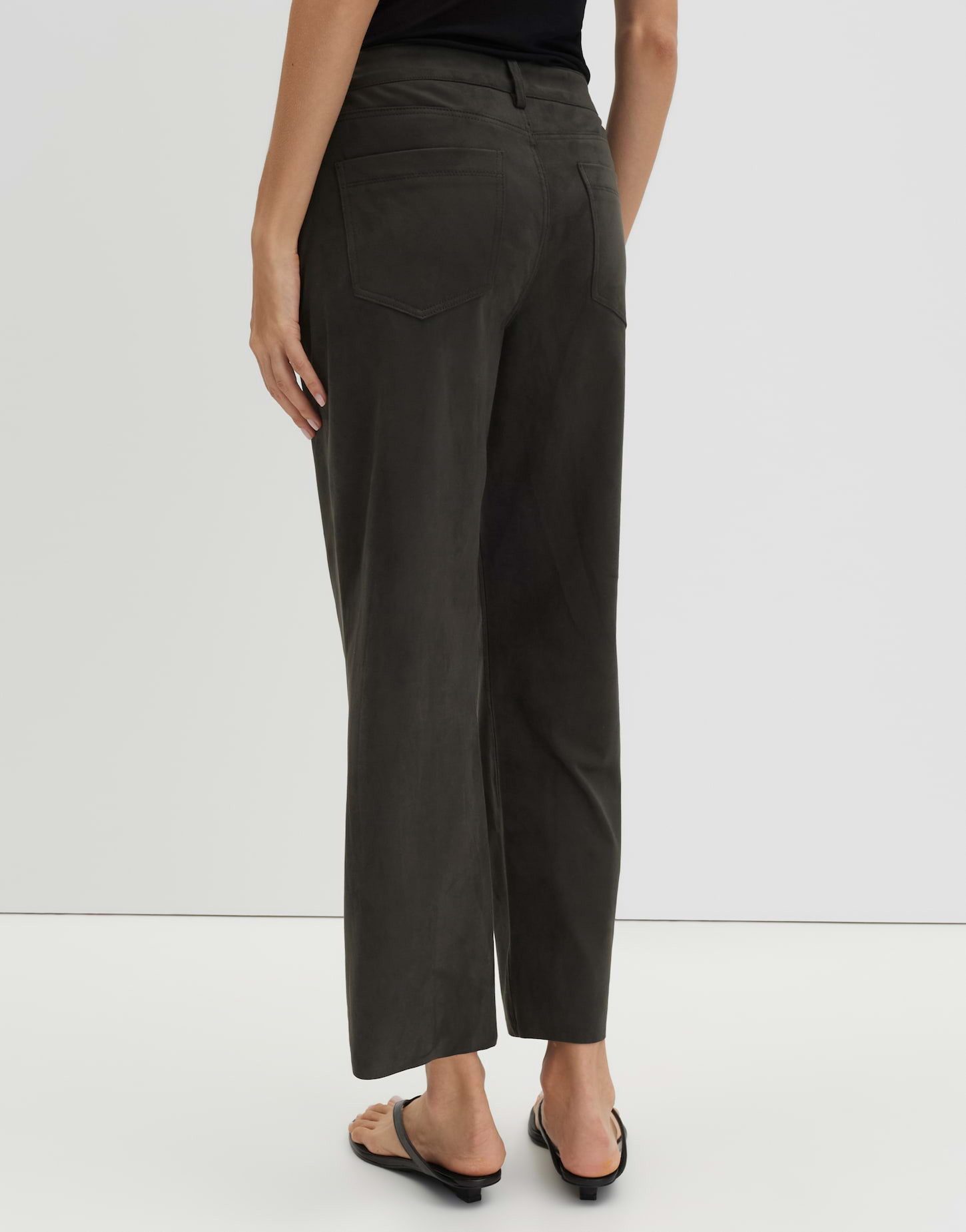 someday Lederhose Carile velours Samtige Oberfläche mit edler Optik
