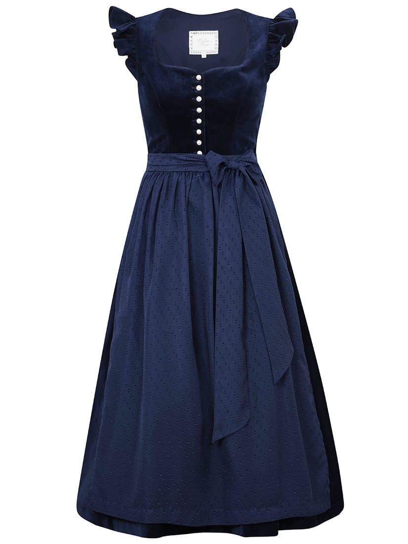 Madame Marie Dirndl Dirndl Soralyn 75cm Länge dark night