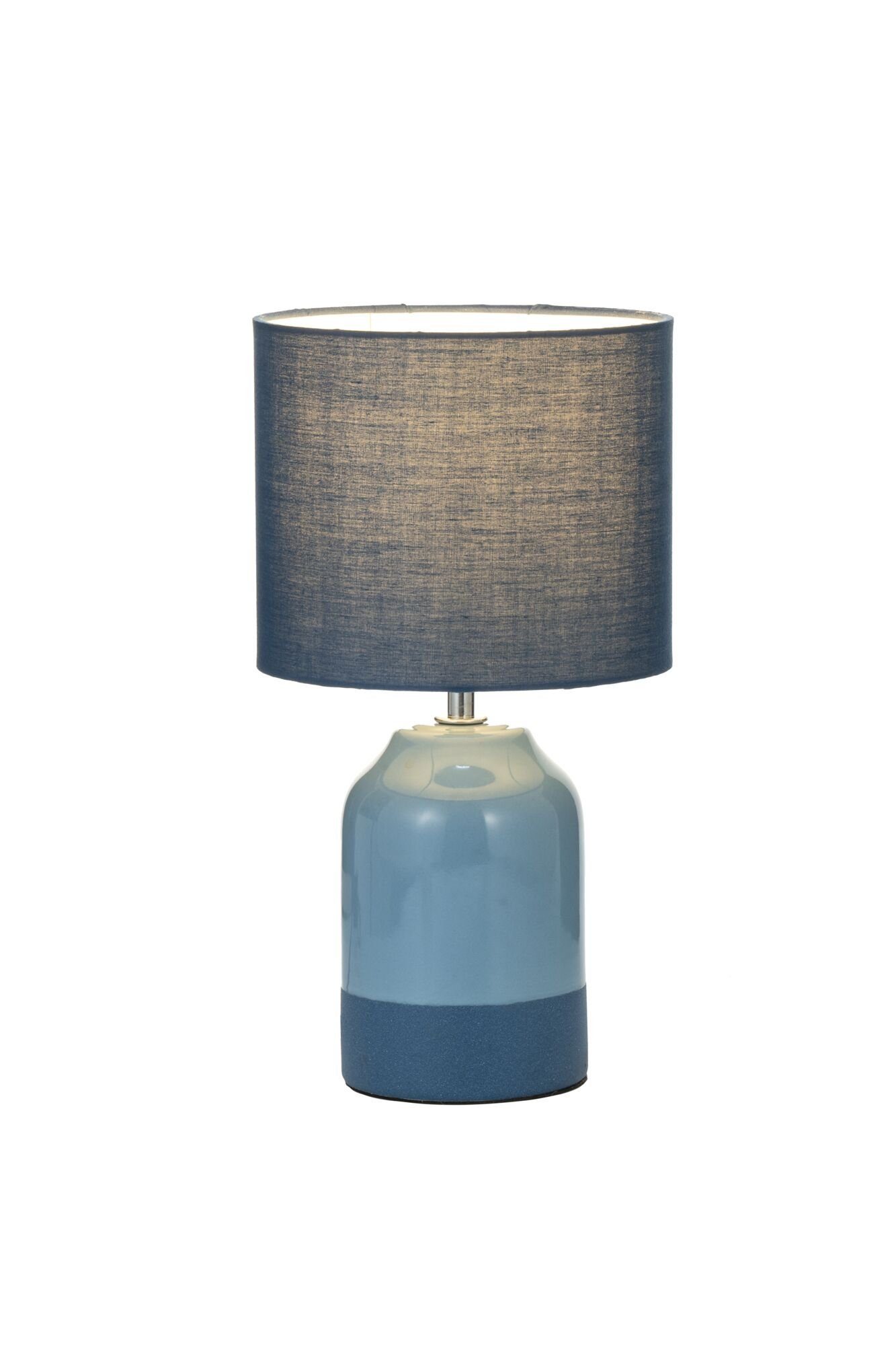 Pauleen Tischleuchte Sandy Glow max. 20W 230V Stoffschirm Keramik, ohne Leuchtmittel, Stoffschirm, Keramik, E14 - Lieferumfang ohne Leuchtmittel
