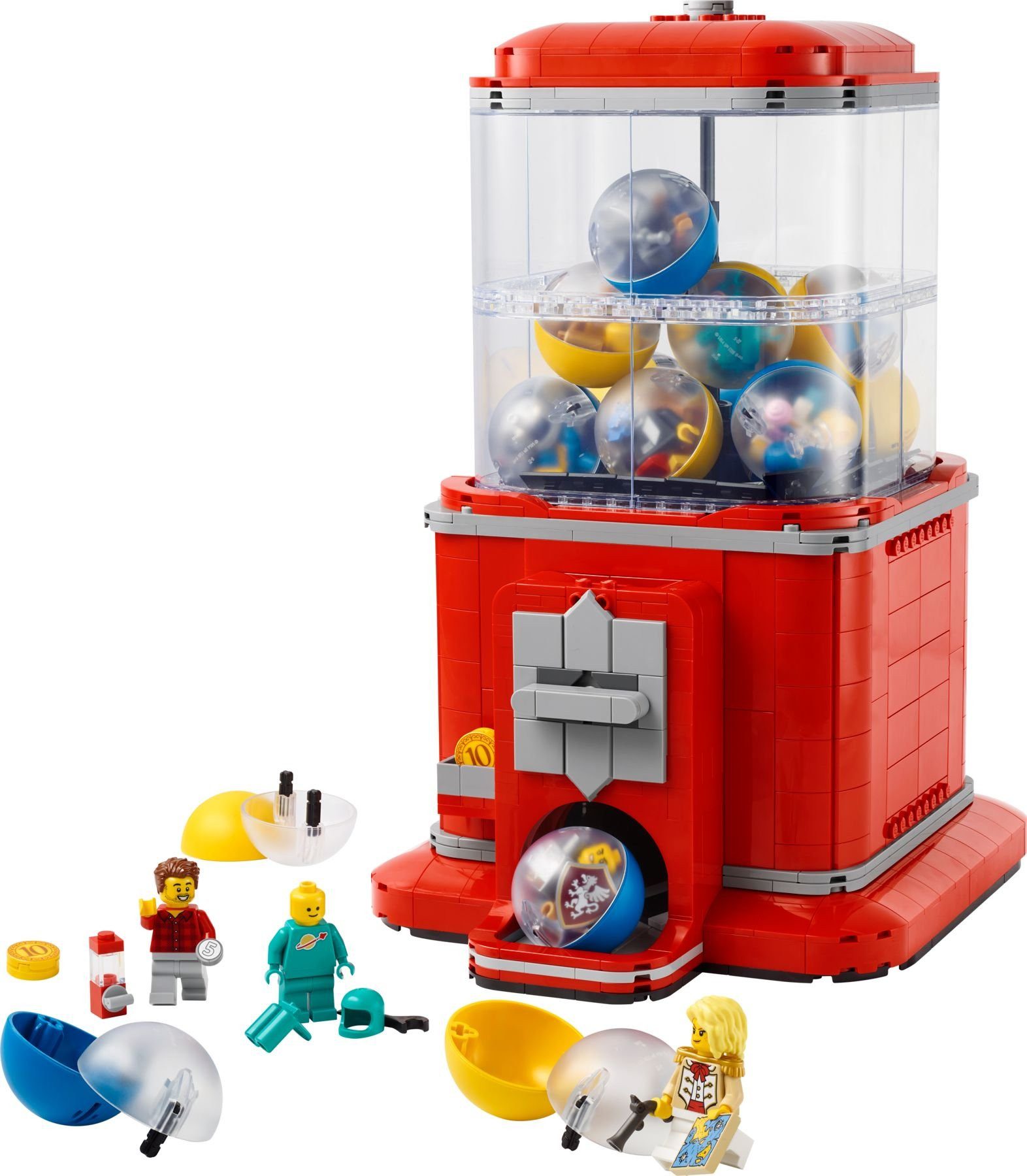 LEGO® Ideas 21358 Spielzeugautomat mit Minifiguren Spielbausteine, (1343 St)
