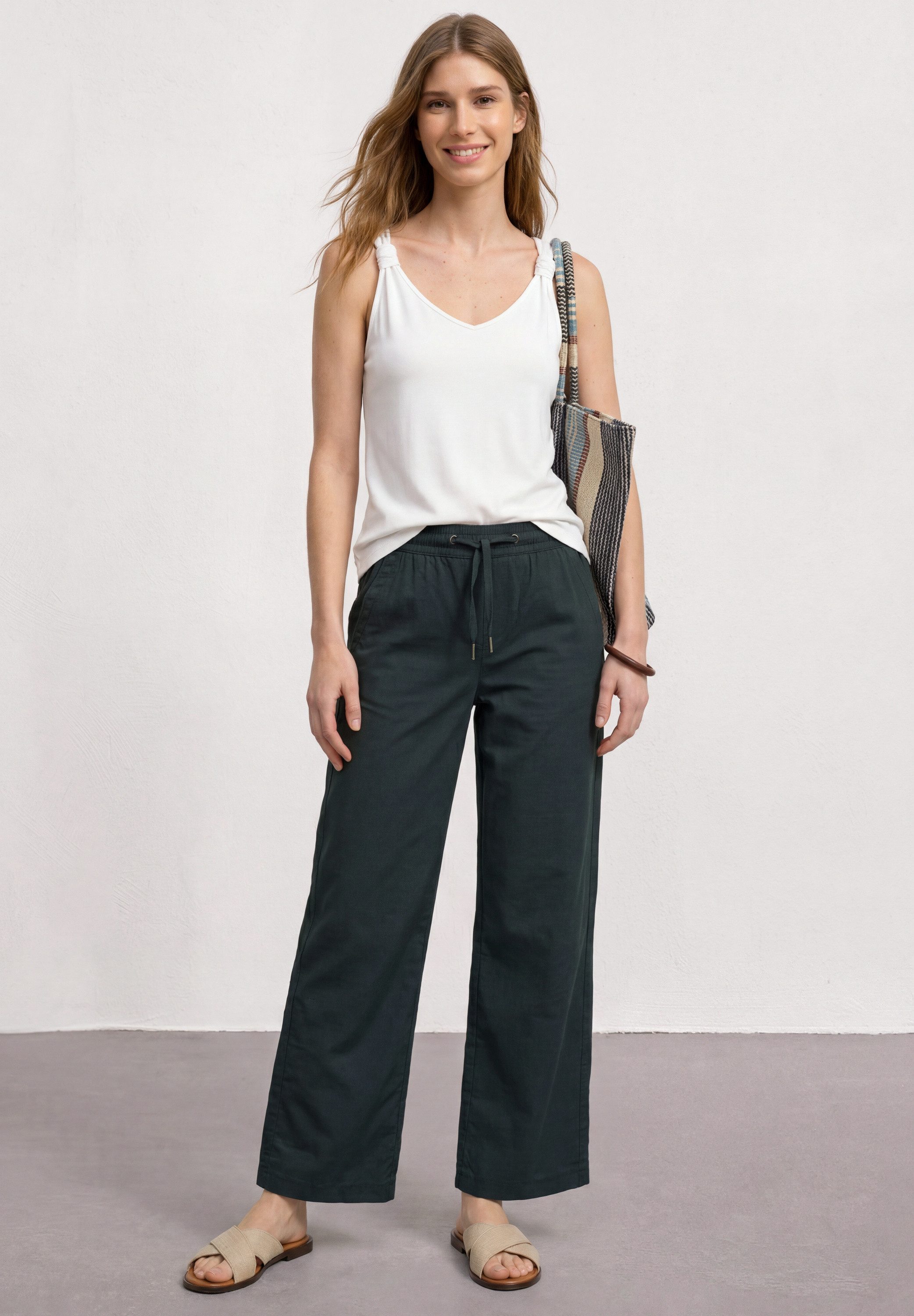 STREET ONE Bermudas mit Wide Legs