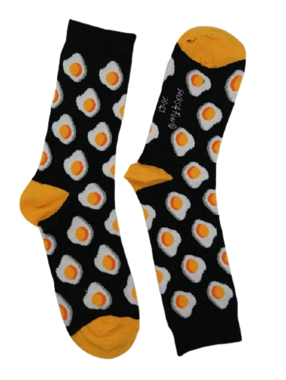 Socks 4 Fun Freizeitsocken Socks4Fun Motivsocken Spiegelei 2er Bündel (2-Paar, 2 Paar)