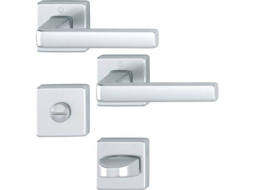 HOPPE Rosette HOPPE 11929674 Rosettengarnitur Dublin 1124 / 843KV/843KVS Aluminium F