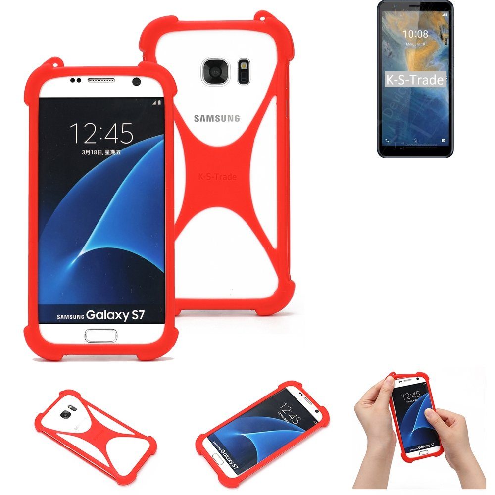 K-S-Trade Handyhülle für ZTE Blade A31, Handy-Hülle Schutz-Hülle Bumper Silikon Schutz Hülle Cover Case