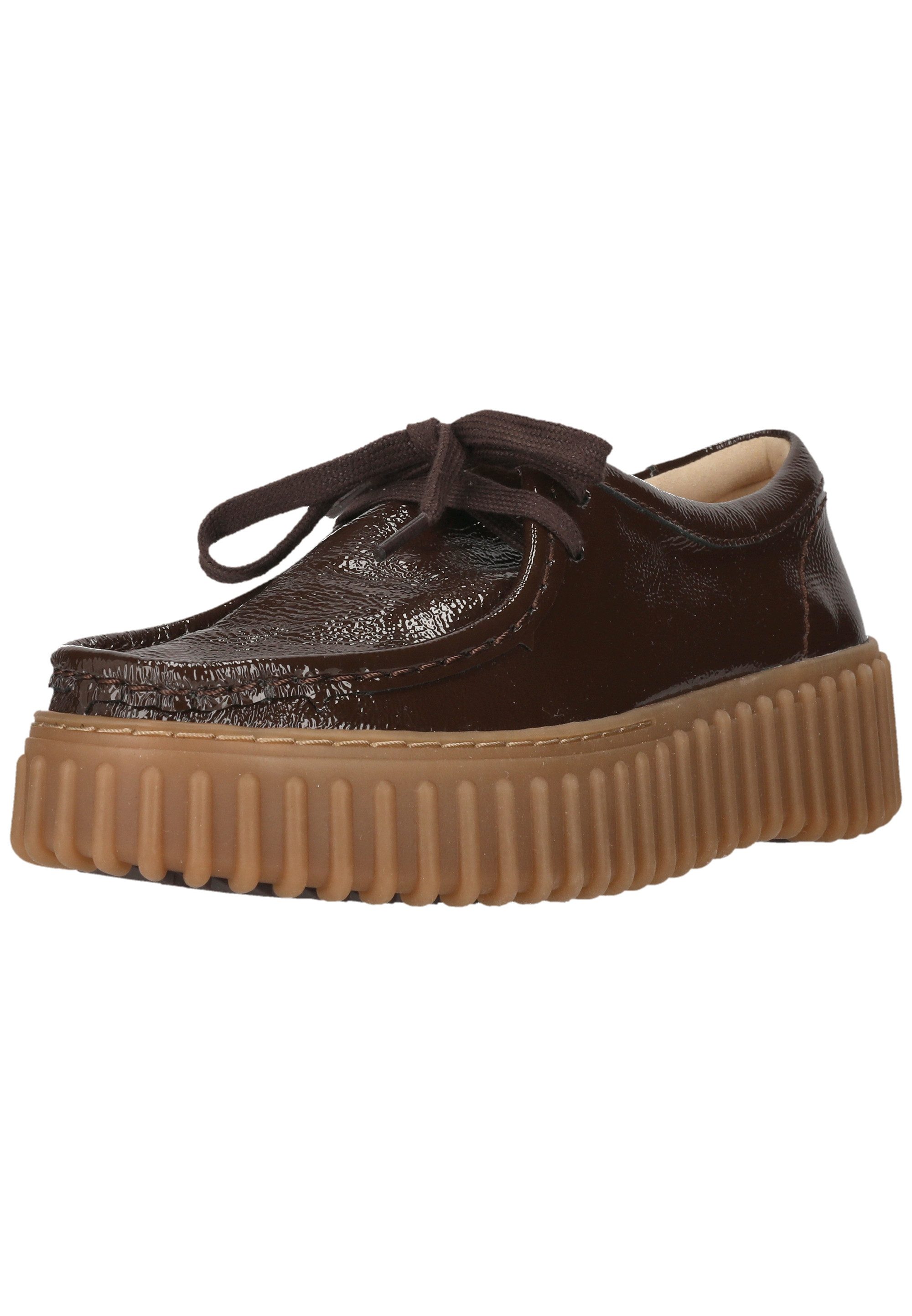 Clarks Torhill Bee Schnürschuh mit stromlinienförmigem Schnürdesign