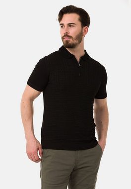 Cipo & Baxx Poloshirt mit bequemem Reißverschluss