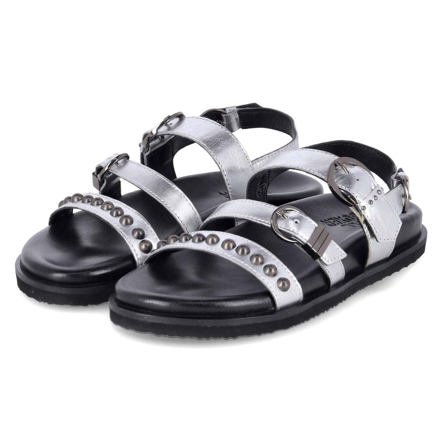 Bullboxer Bullboxer 6RF0110801 8200 Damen Leder silver Sandalette