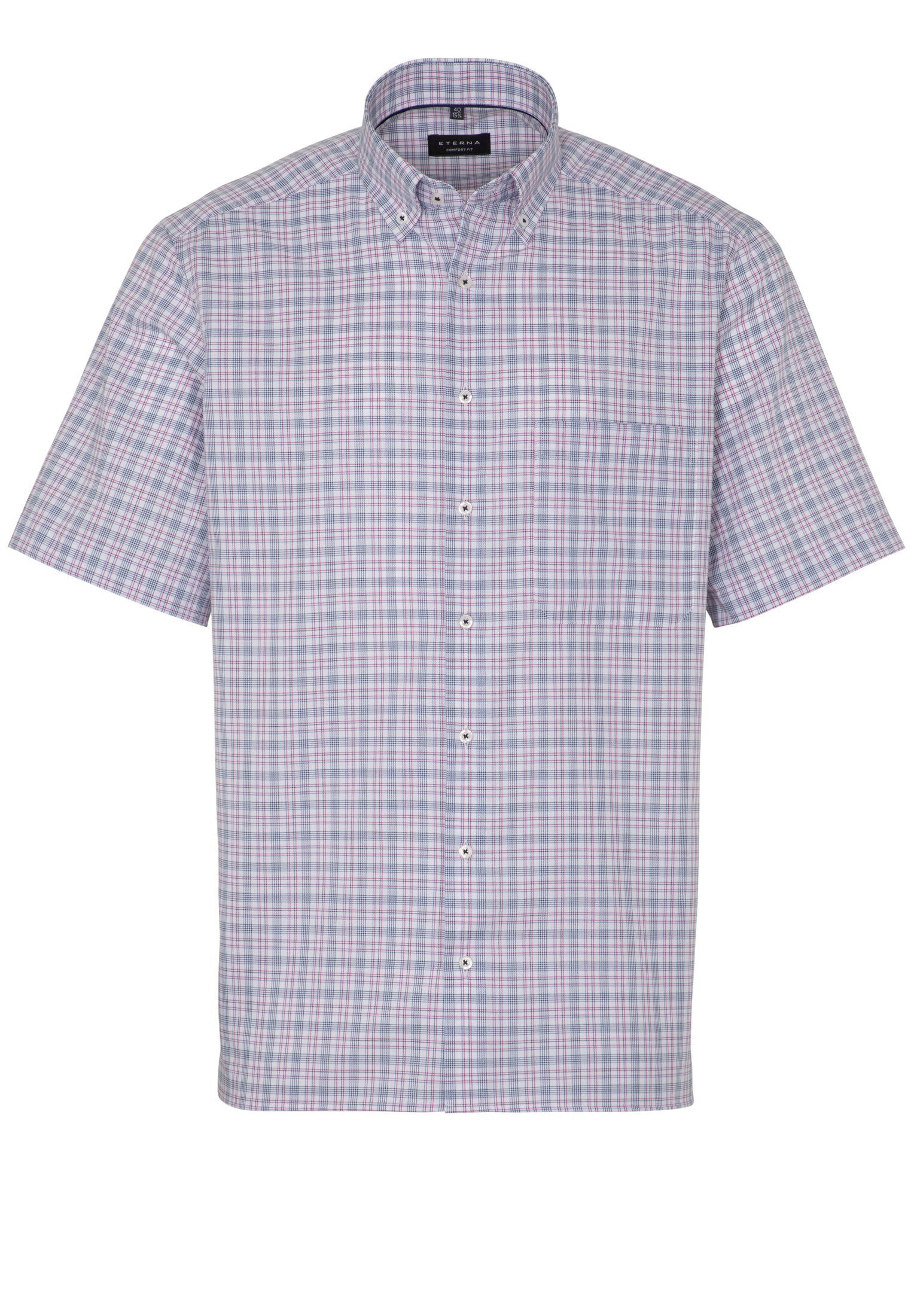 Eterna Kurzarmhemd COMFORT FIT NON IRON (bügelfrei)