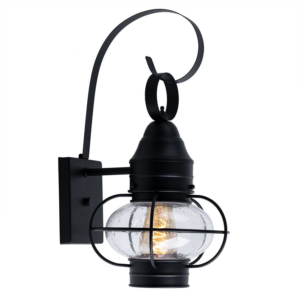 Elstead LIGHTING Wandleuchte, Leuchtmittel nicht inklusive, Wandlampe Hauswand Außenleuchte schwarz Laterne