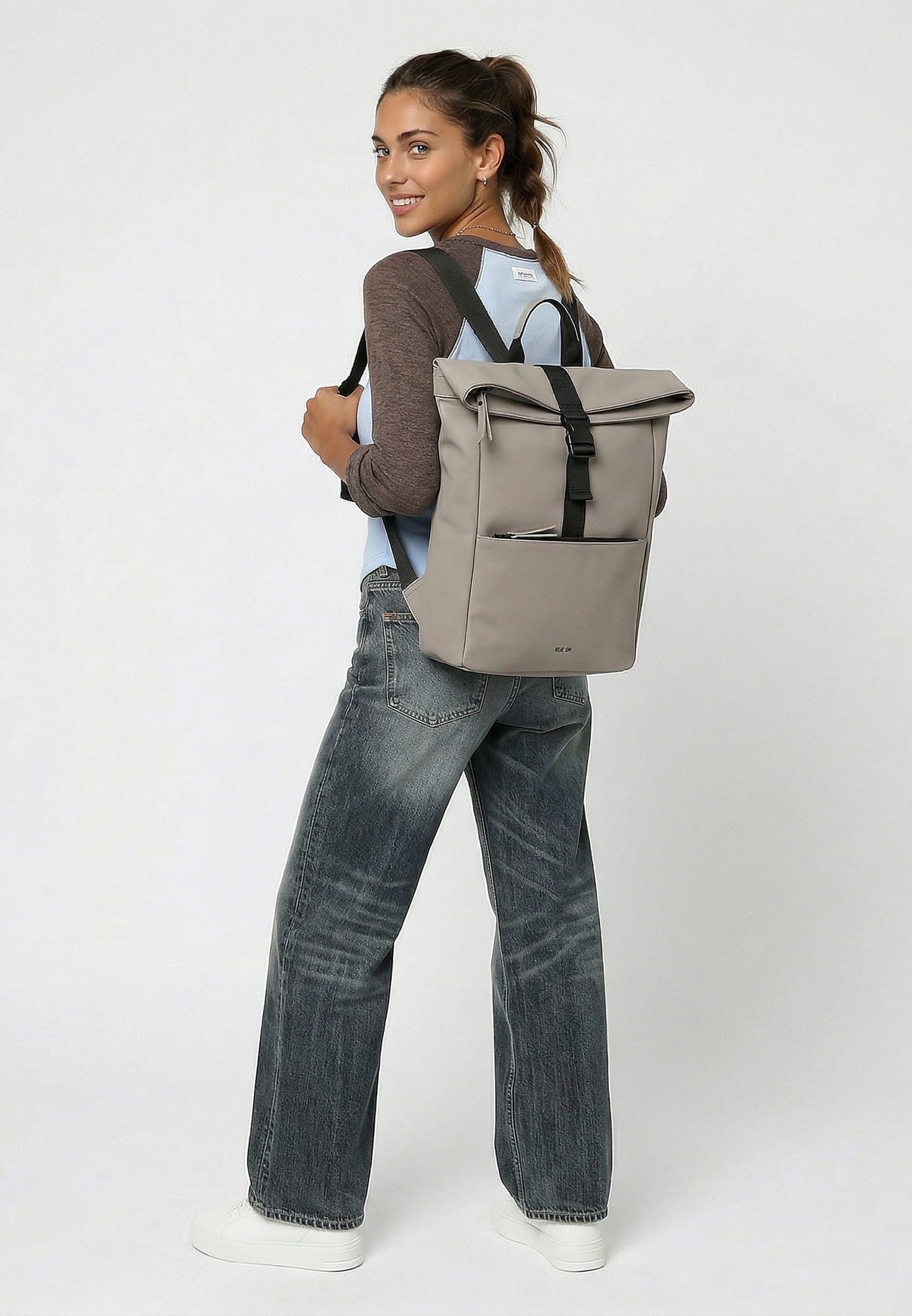 EMILY & NOAH Cityrucksack E&N Pessac RUE 09, Logo Prägung
