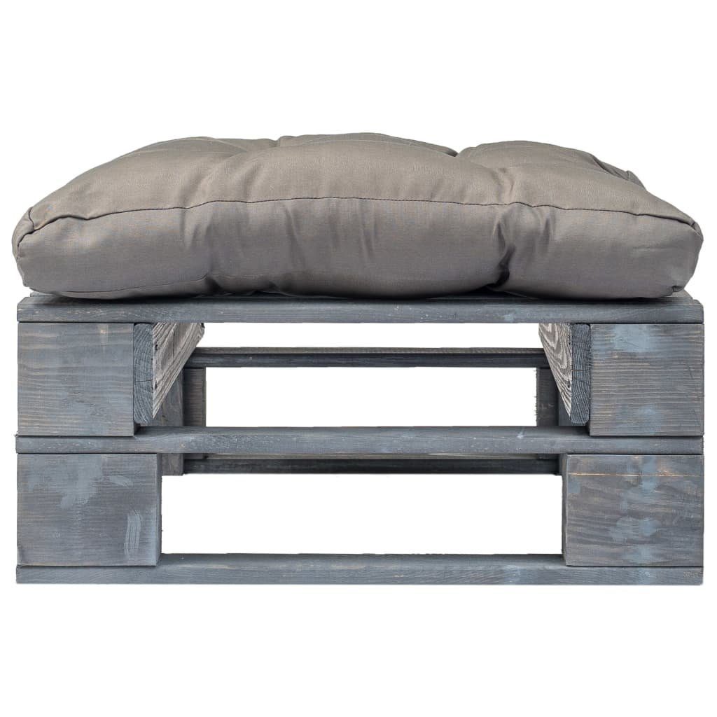 vidaXL Hocker Outdoor-Ottomane Paletten mit Kissen günstig online kaufen