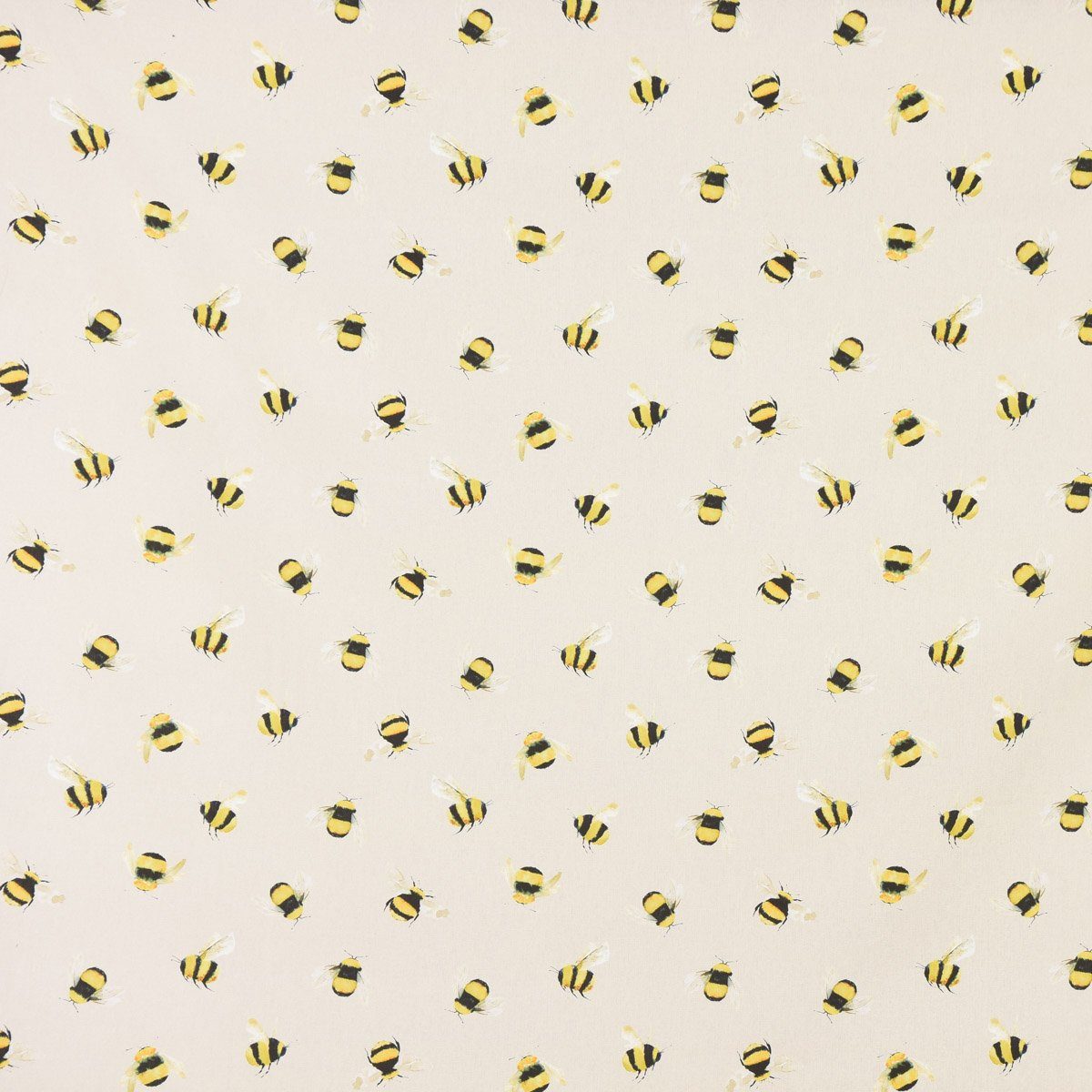STUDIO Vorhang LEBEN. gelb taupe Digitaldruck, made G Germany, LEBEN., in SCHÖNER Digitaldruck 245cm, St), (1 blickdicht, handmade, Bienen SCHÖNER vorgewaschen Vorhang Baumwolle, Smokband