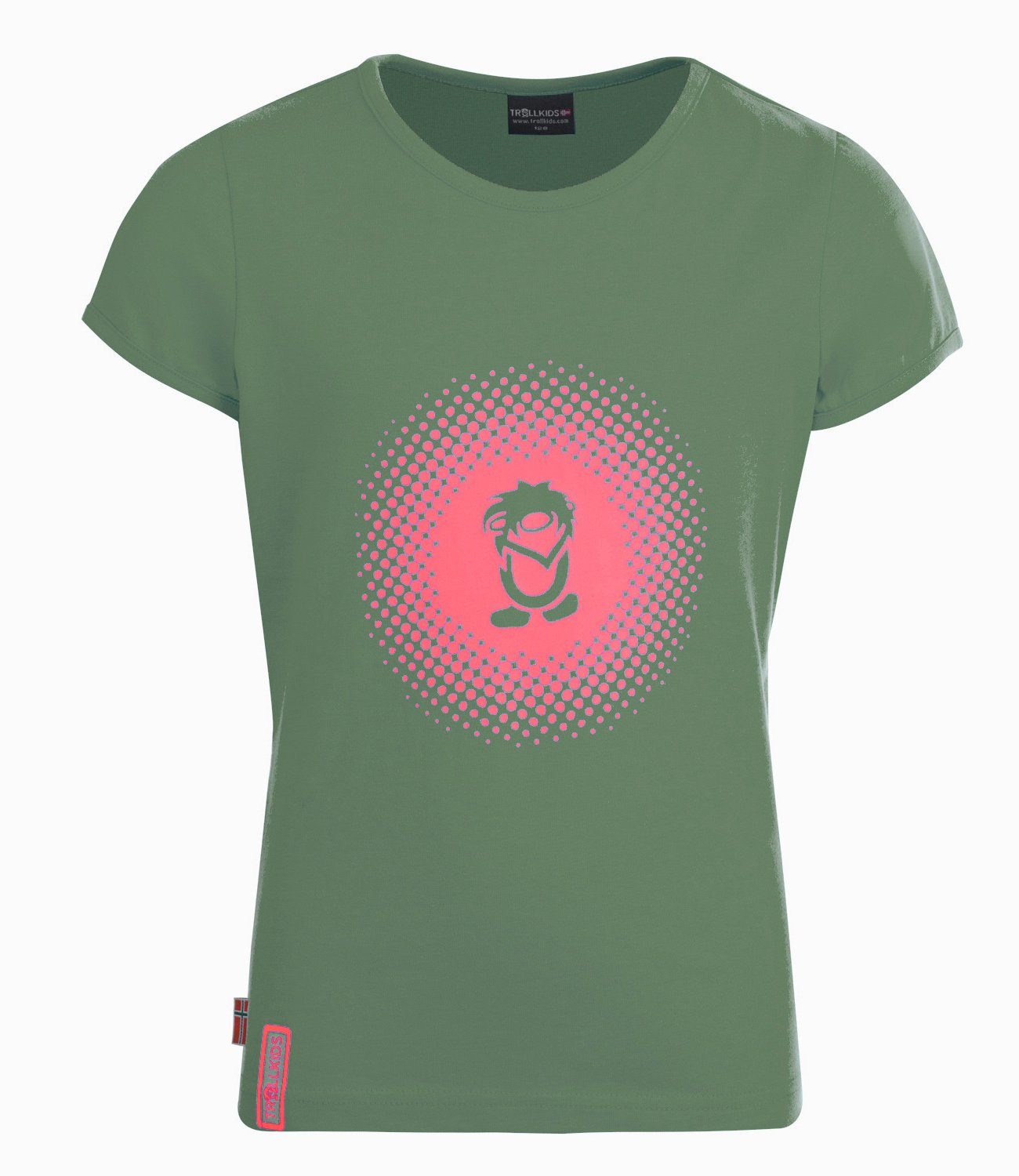 TROLLKIDS T-Shirt Logo Olivegrün