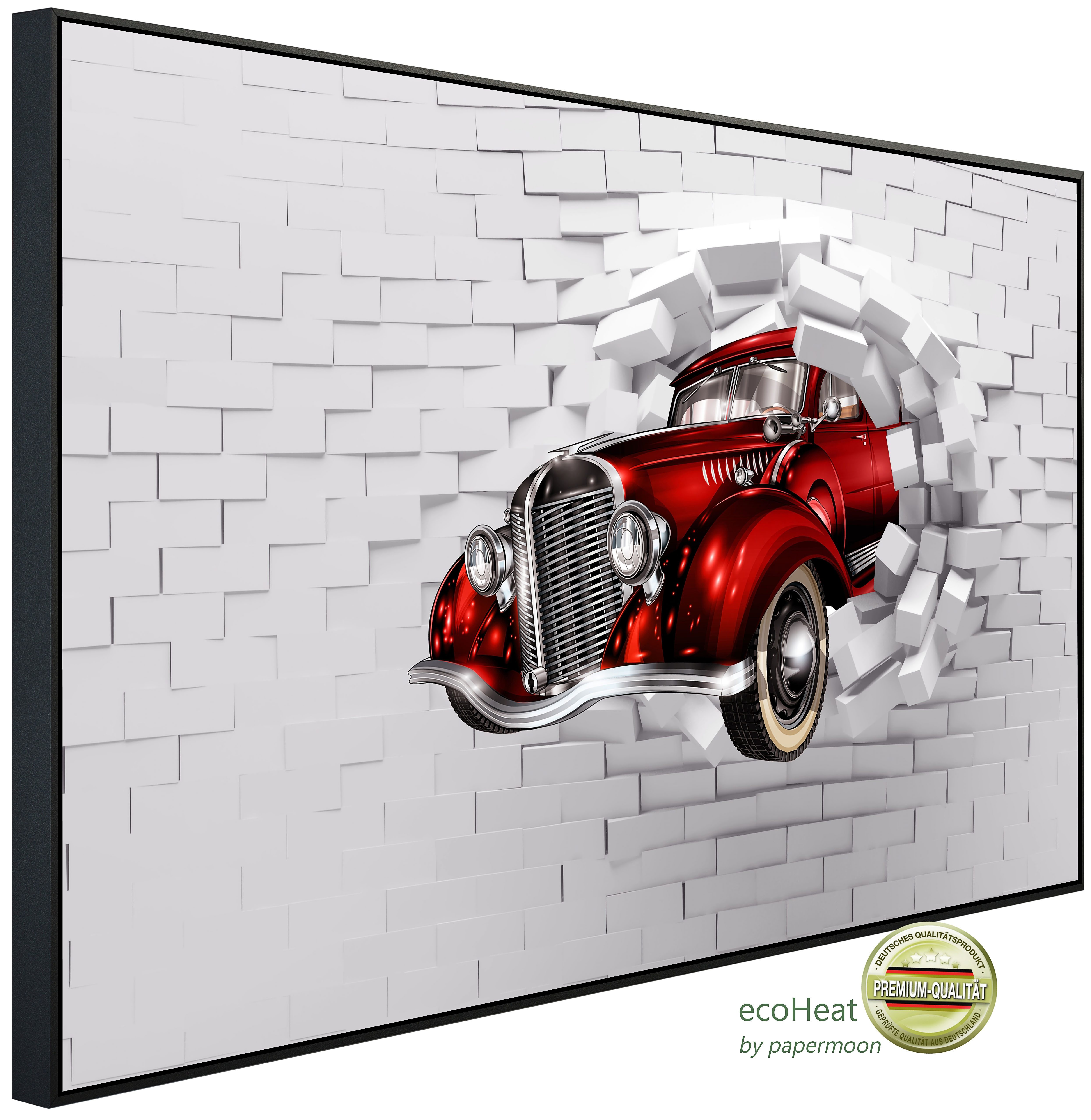 Papermoon Infrarotheizung INFRAROT-BILD-HEIZUNG, Auto, TÜV-Rheinland/GS zertifiziert, angenehme Strahlungswärme