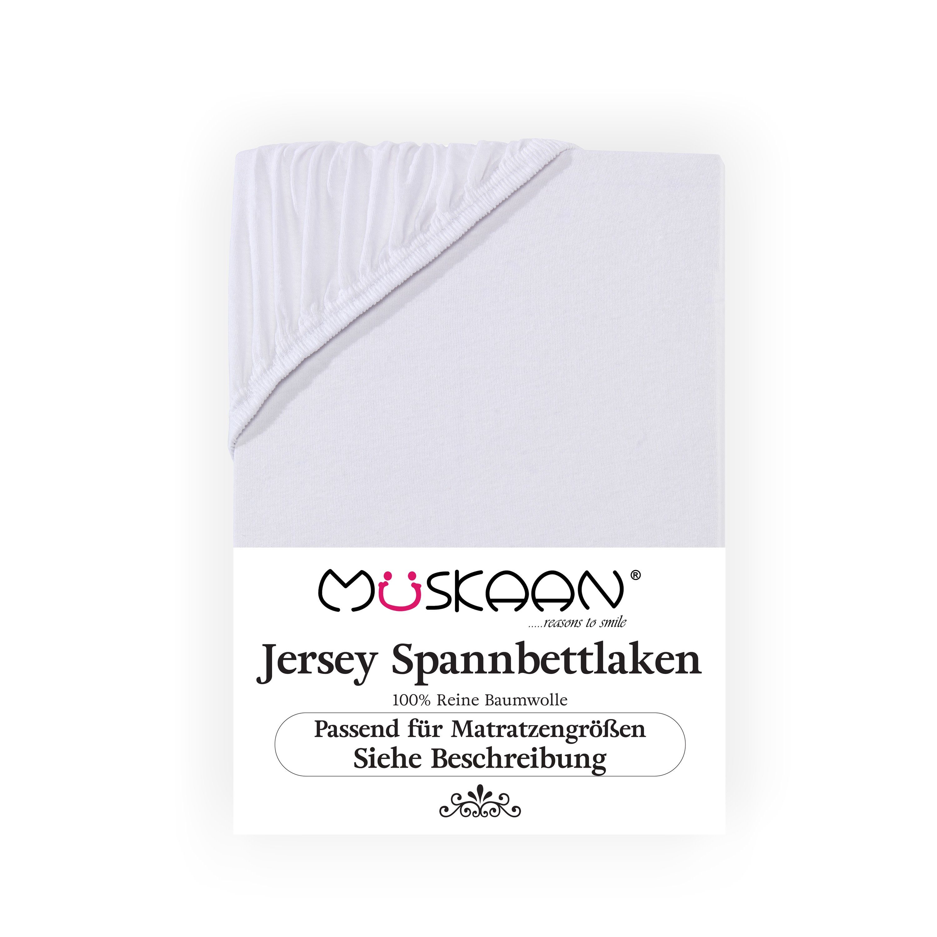 Müskaan Spannbettlaken 180x200 - 200x220 Boxspringbett günstig online kaufen