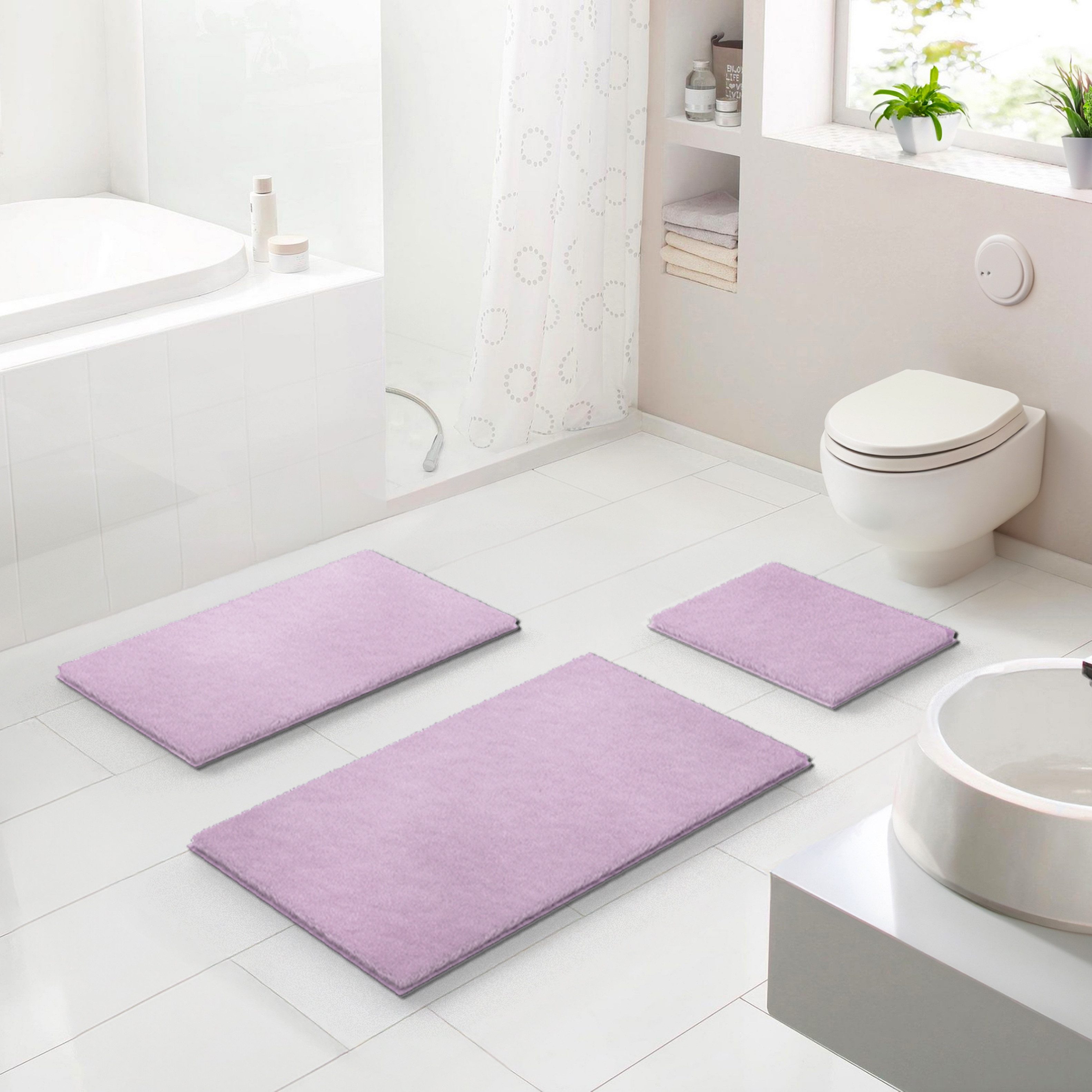 Grund Badematte Molena, Höhe 28 mm, rutschhemmend beschichtet, fußbodenheizungsgeeignet, Polyester, rechteckig, Hoher LUXURYSOFT-Flor aus Polyester, 5 Jahre Garantie