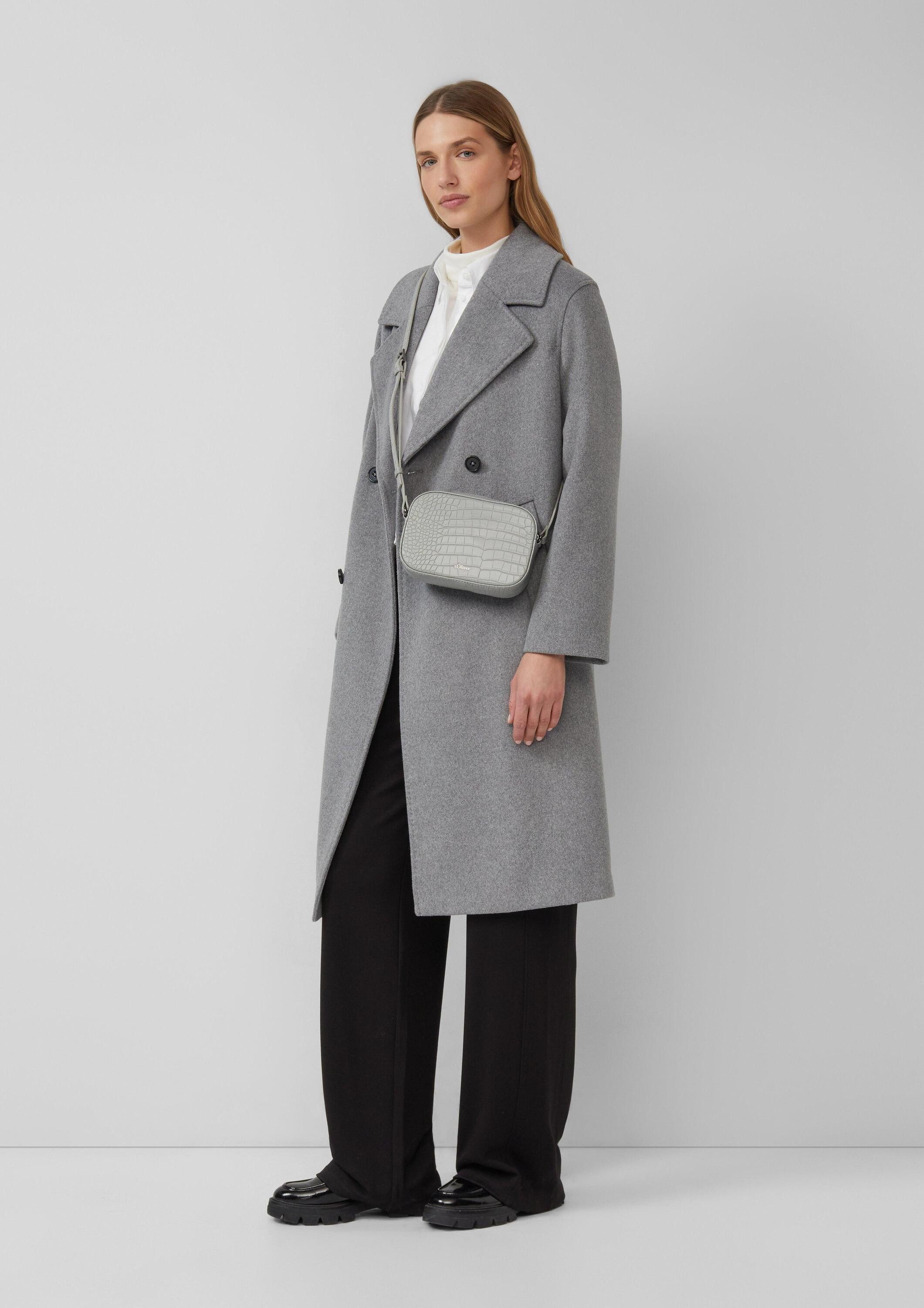 s.Oliver Umhängetasche Tasche, Camera-Bag in Kroko-Optik