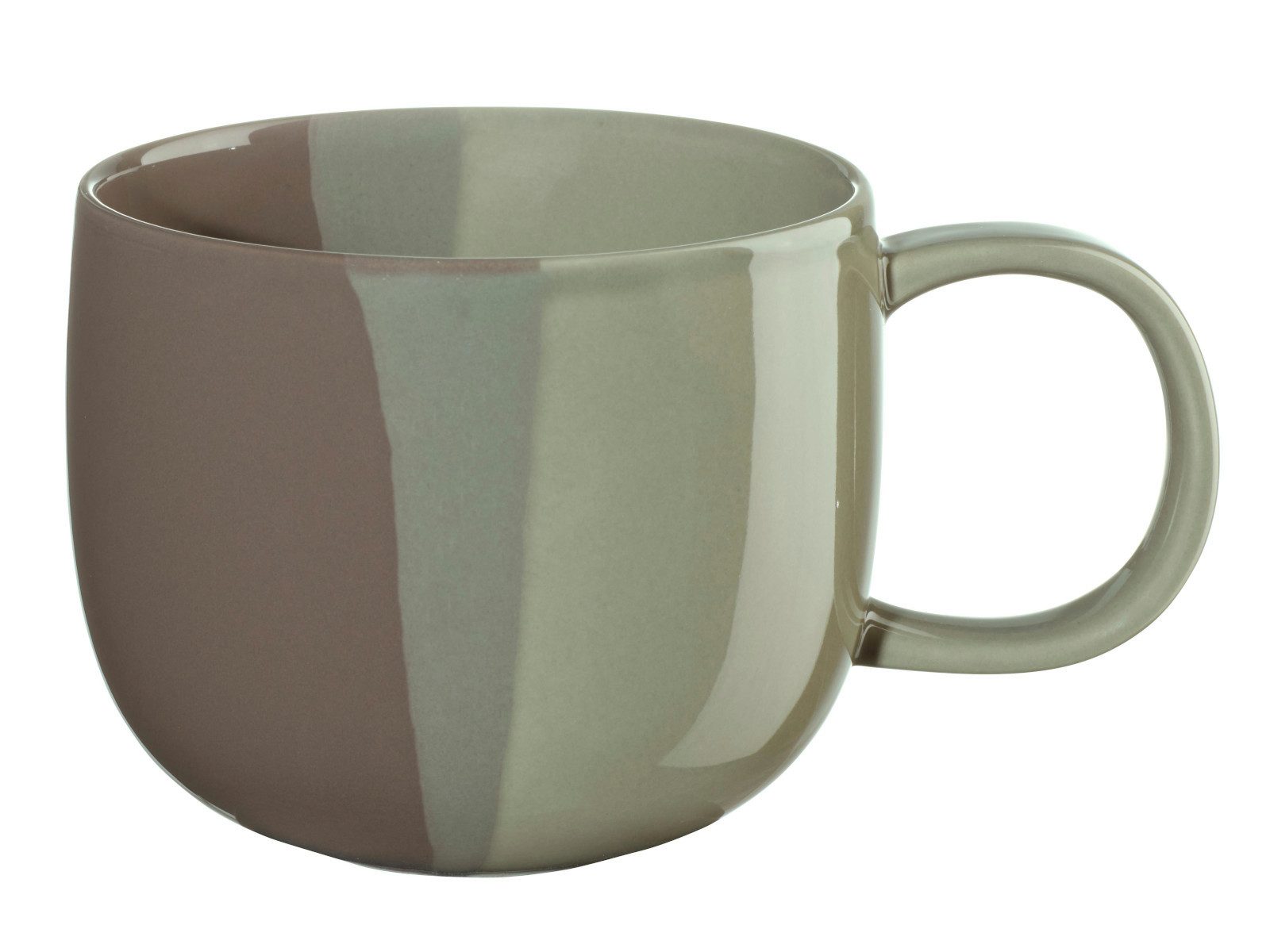 ASA SELECTION Tasse joy cocoa Henkelbecher pistachio 8,5cm 0,4l, Porzellan