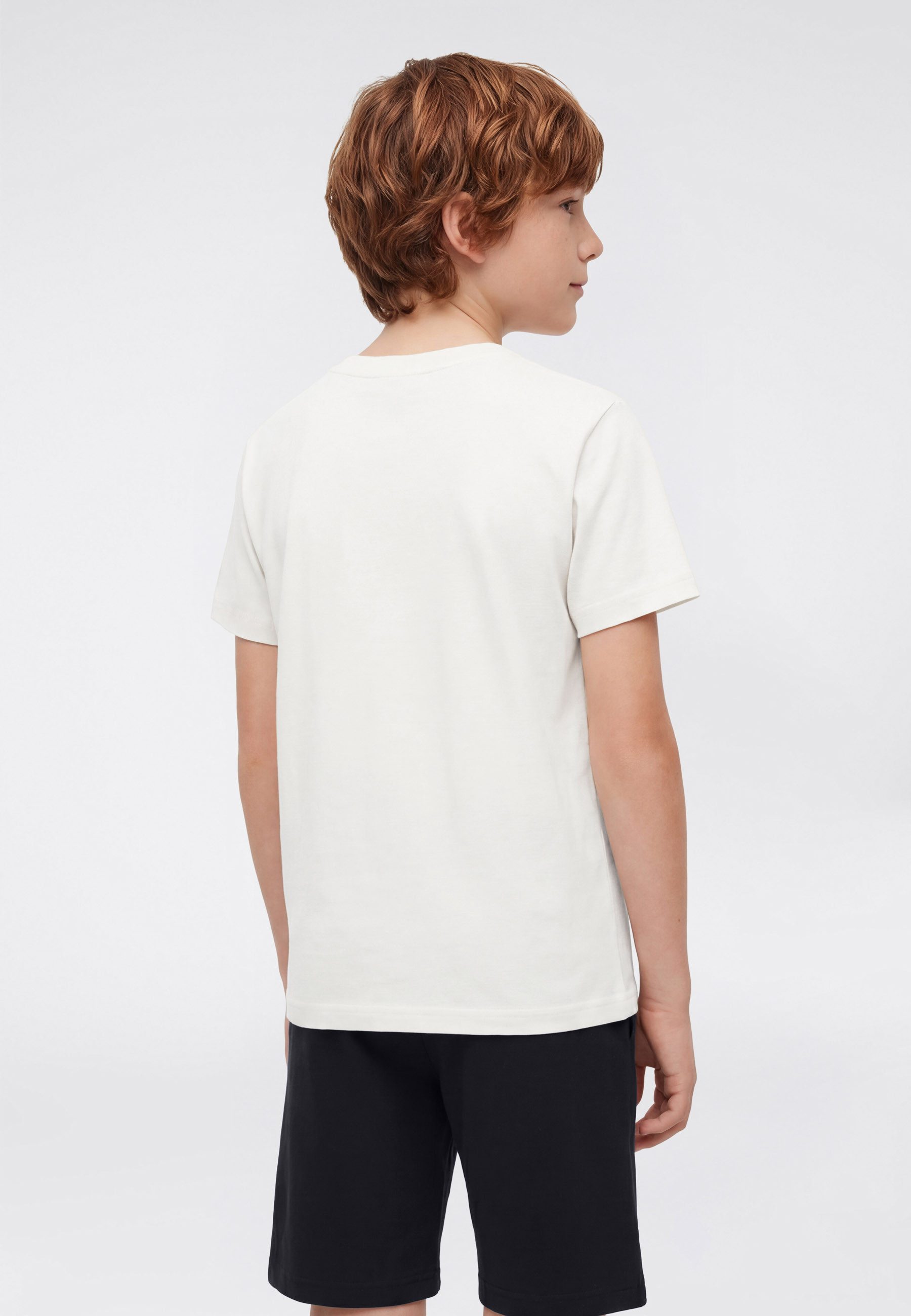 Champion T-Shirt ICONS TONAL Crewneck T-Shirt with Large Logo mit großem Logo, Kurzarm, aus Baumwolle