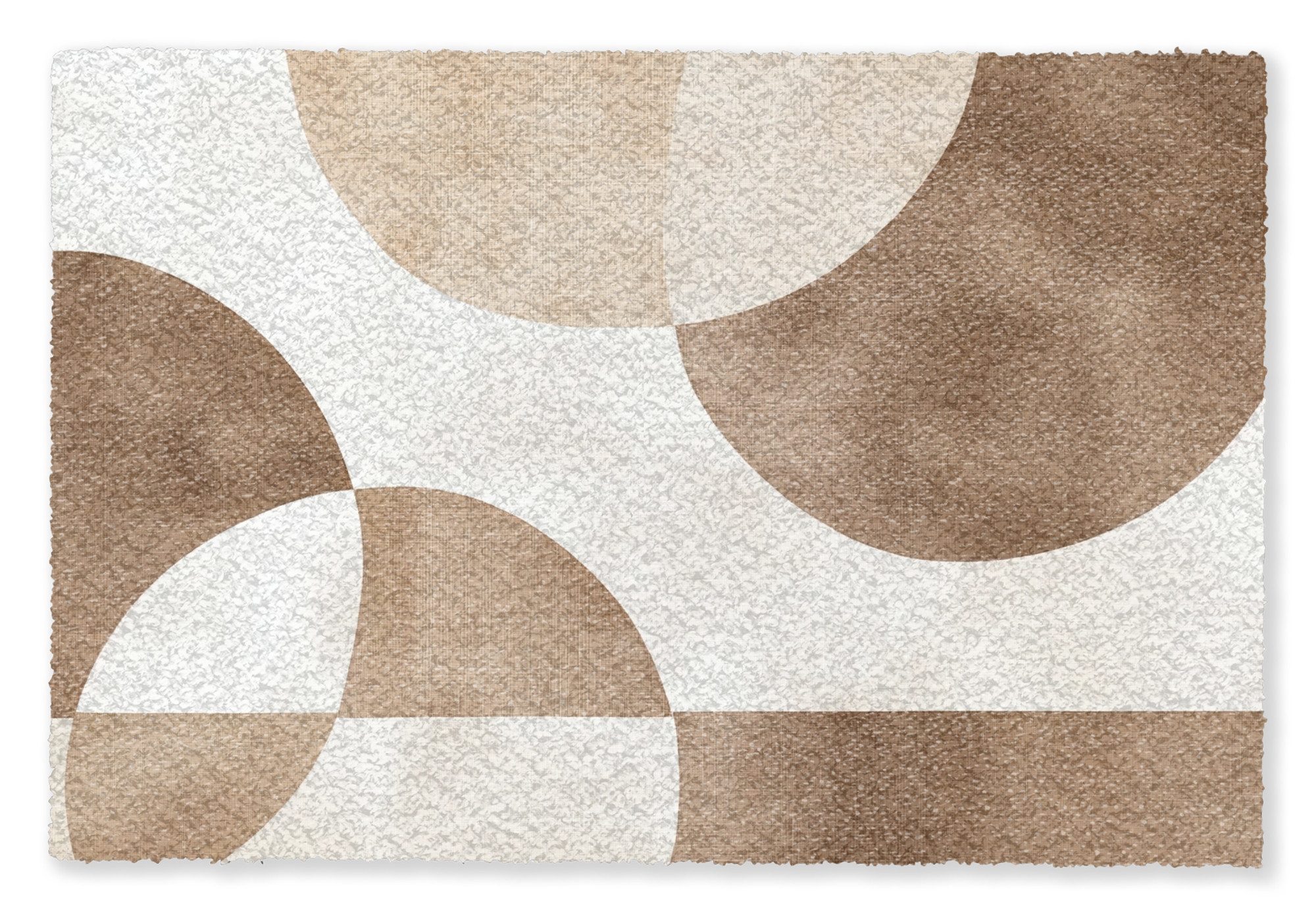 MuchoWow Fußmatte sich schneidende Kreise - sich überschneidende Ebenen, Rechteckig, innen Schmutzfangmatte, Tür, Schmutzfänger Flur, Teppich 60x40 cm
