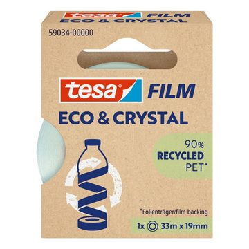 tesa Klebeband ECO & CRYSTAL (1-St) 19 mm / 33 m, transparent