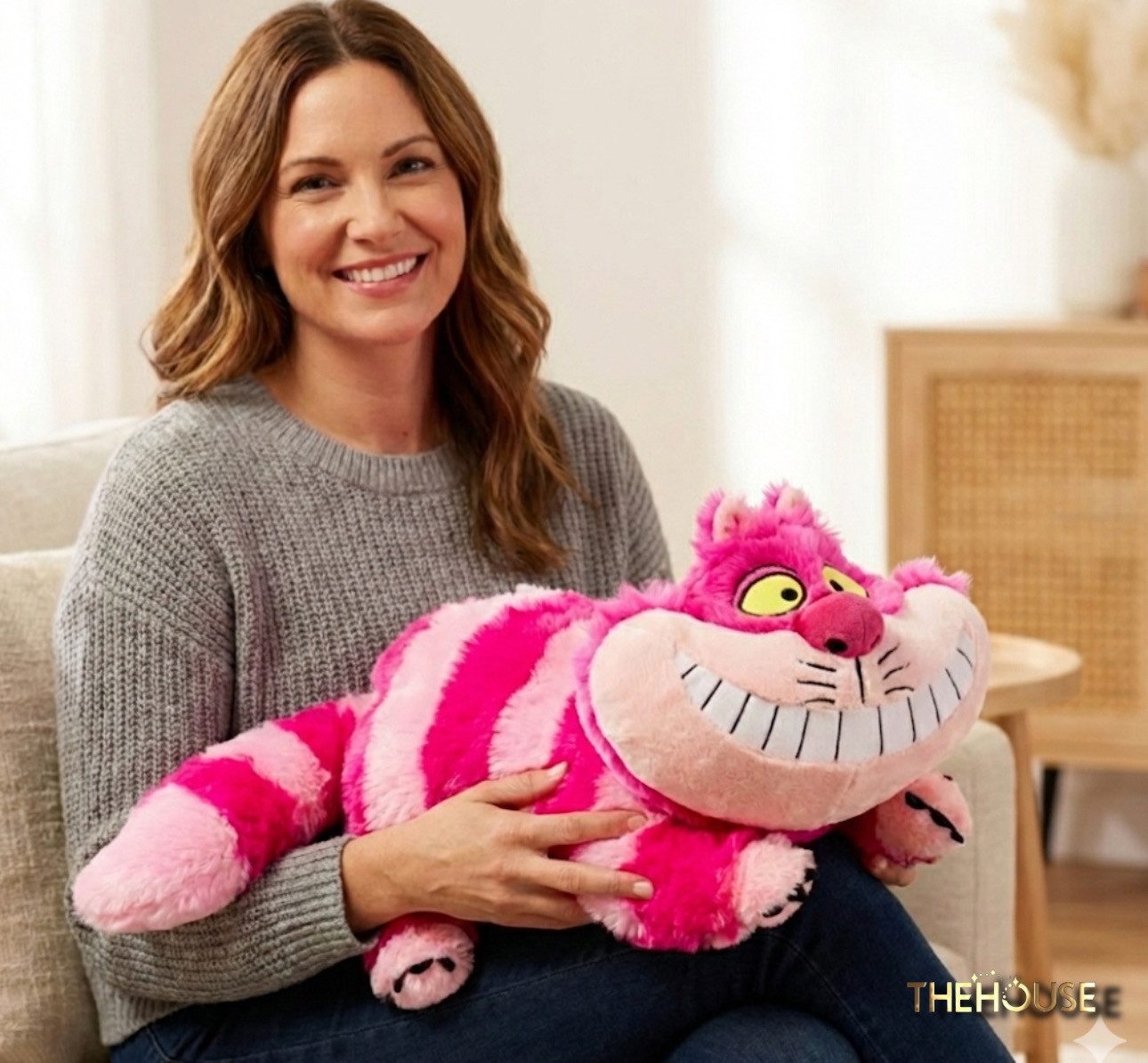 Disney Kuscheltier Große Grinsekatze - Kuscheltier Alice im Wunderland Disneyland Edition