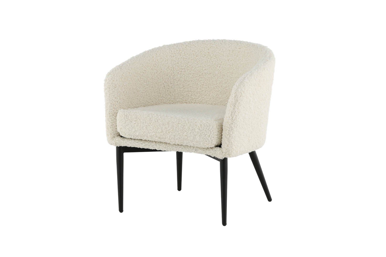 Venture Home Relaxsessel Fluffy Sessel teddy weiß. (1-St)