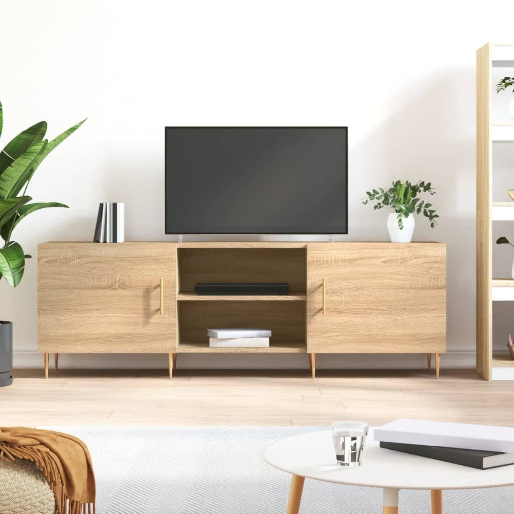 furnicato TV-Schrank Sonoma-Eiche 150x30x50 cm Holzwerkstoff