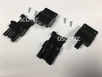 LICHTFUXX Kabelverbinder-Sortiment Steckverbindung (Stecker / Buchse) für Gebäudeinstallation, StuBu-3P, 3-polig