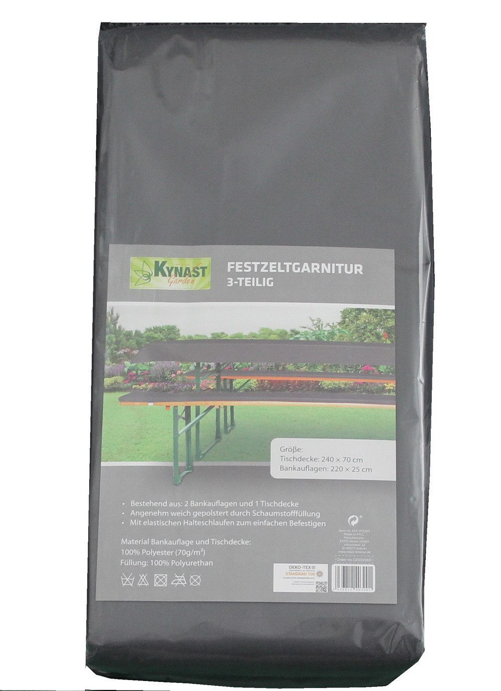 Kynast Garden Bierzeltgarnitur Festzeltgarnitur Bierbankauflage (200x25 günstig online kaufen